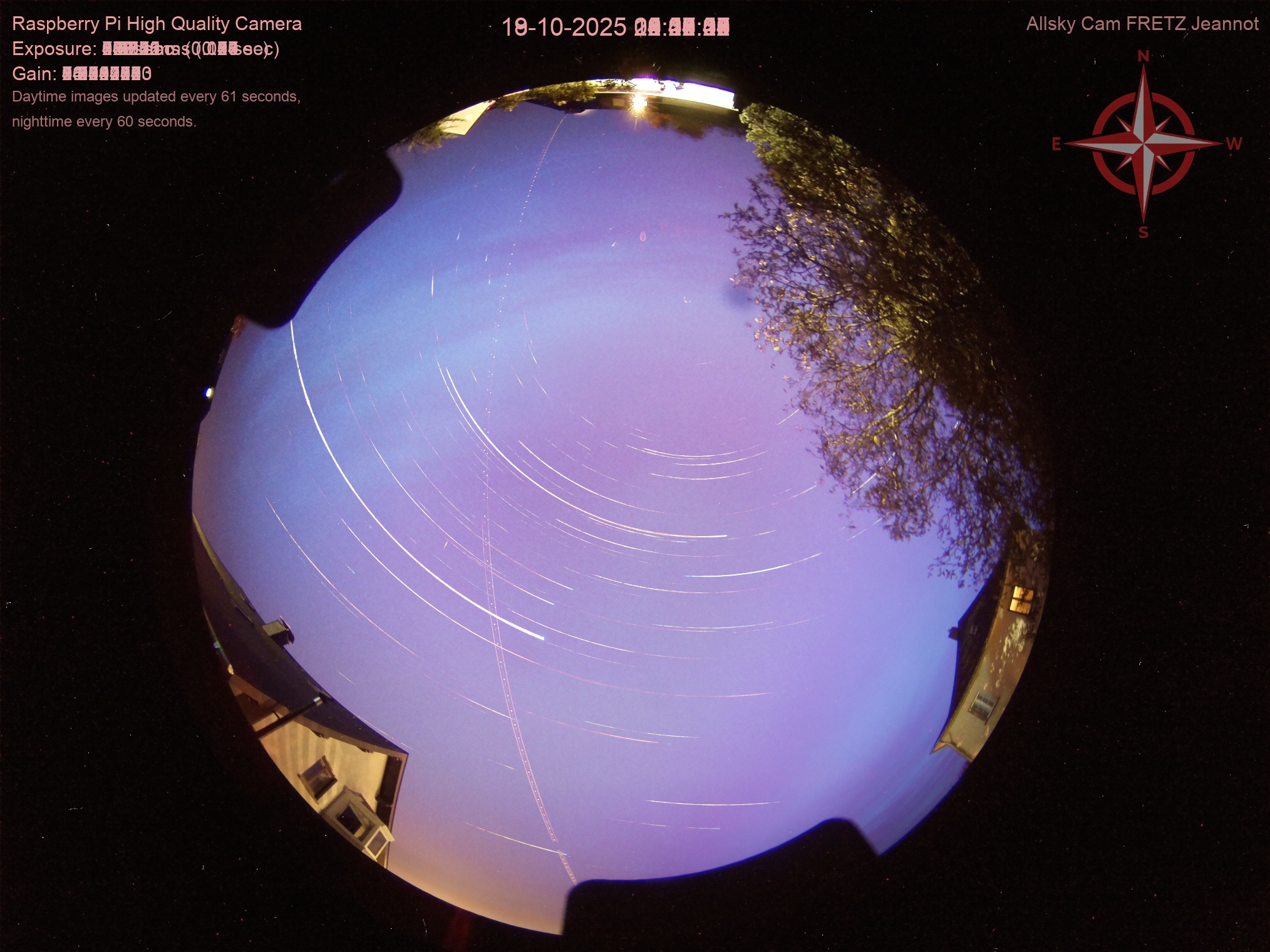 Startrail Bild: 18.10.2025