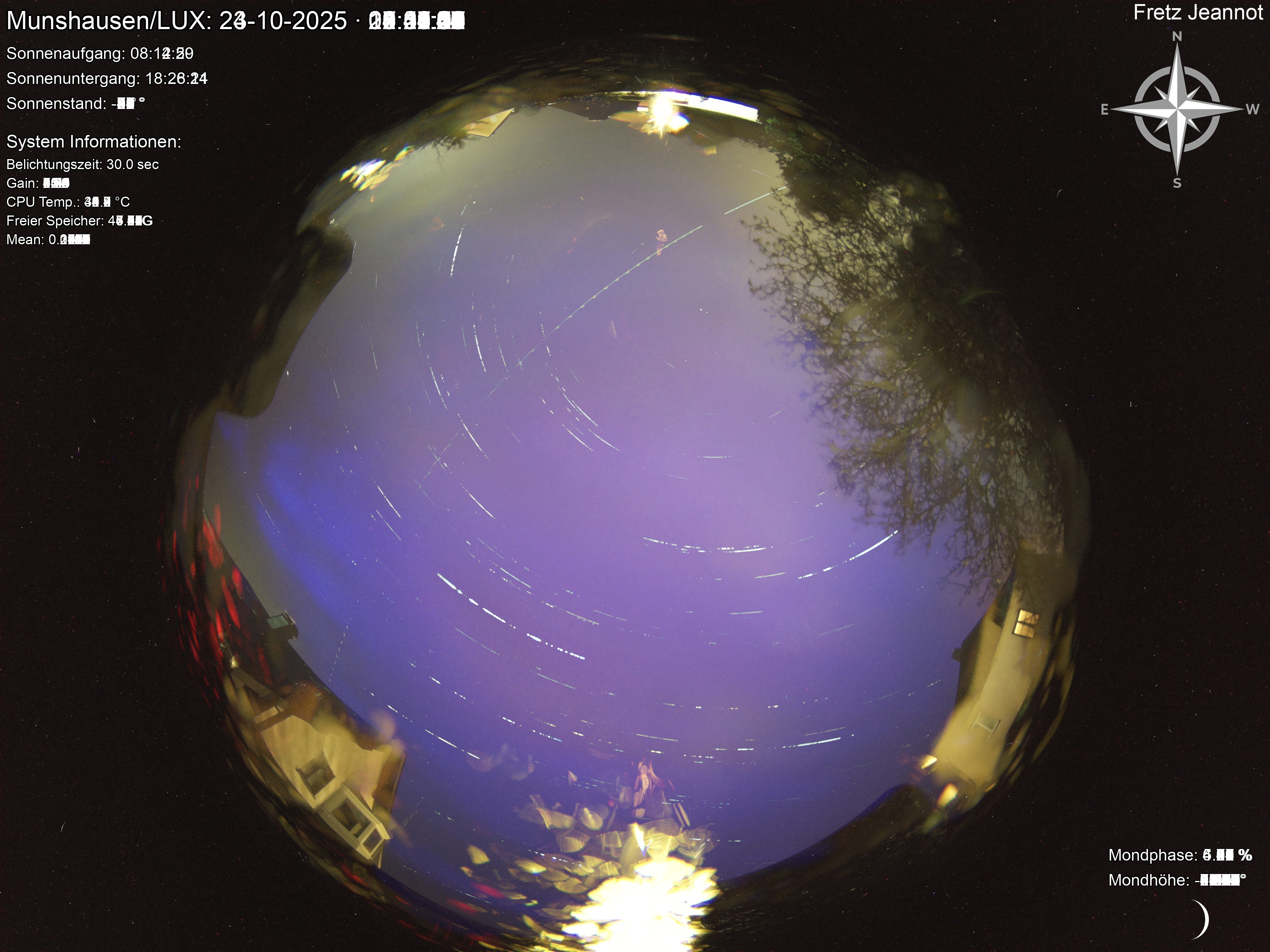 Startrail Bild: 23.10.2025
