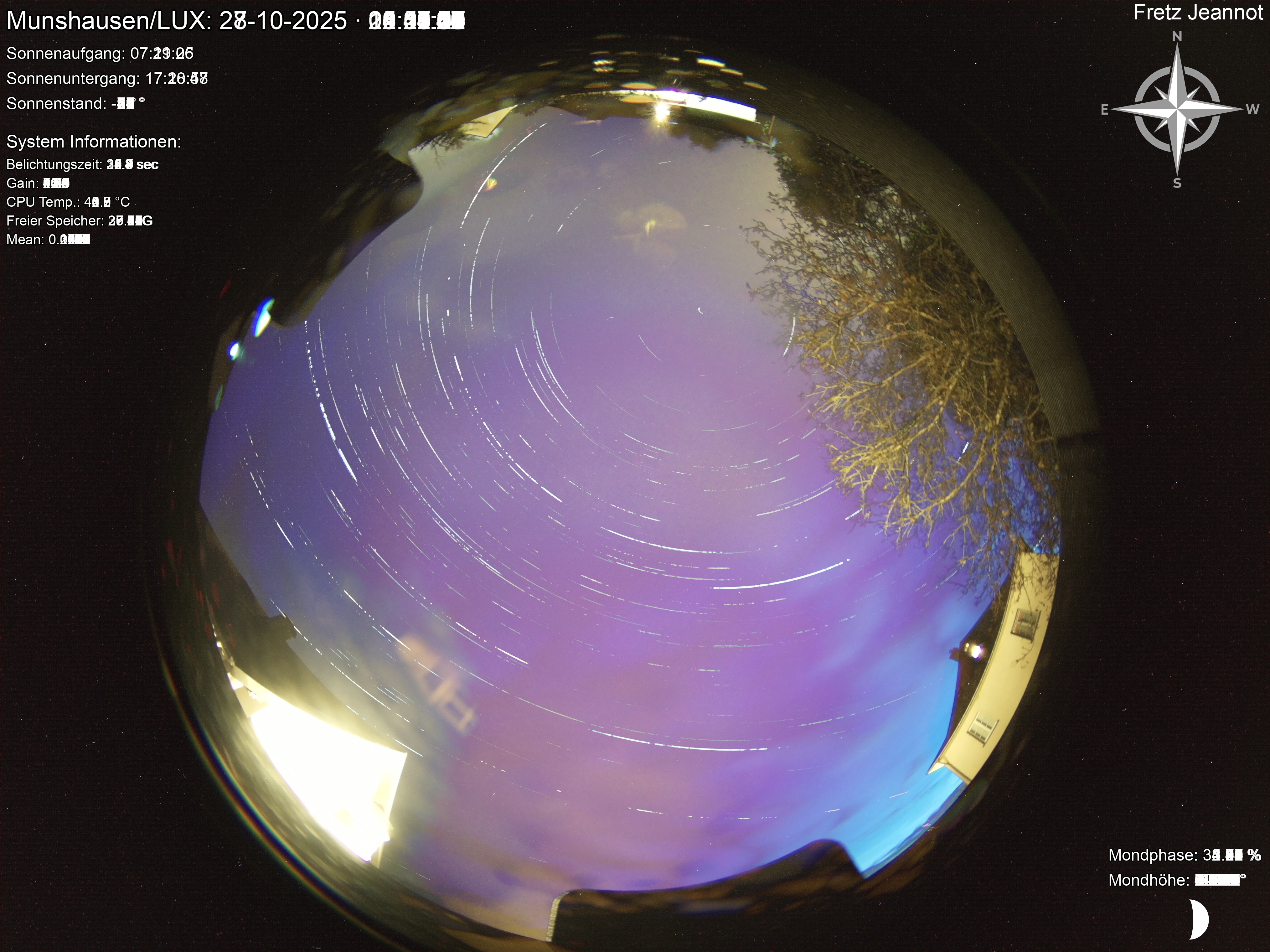 Startrail Bild: 27.10.2025