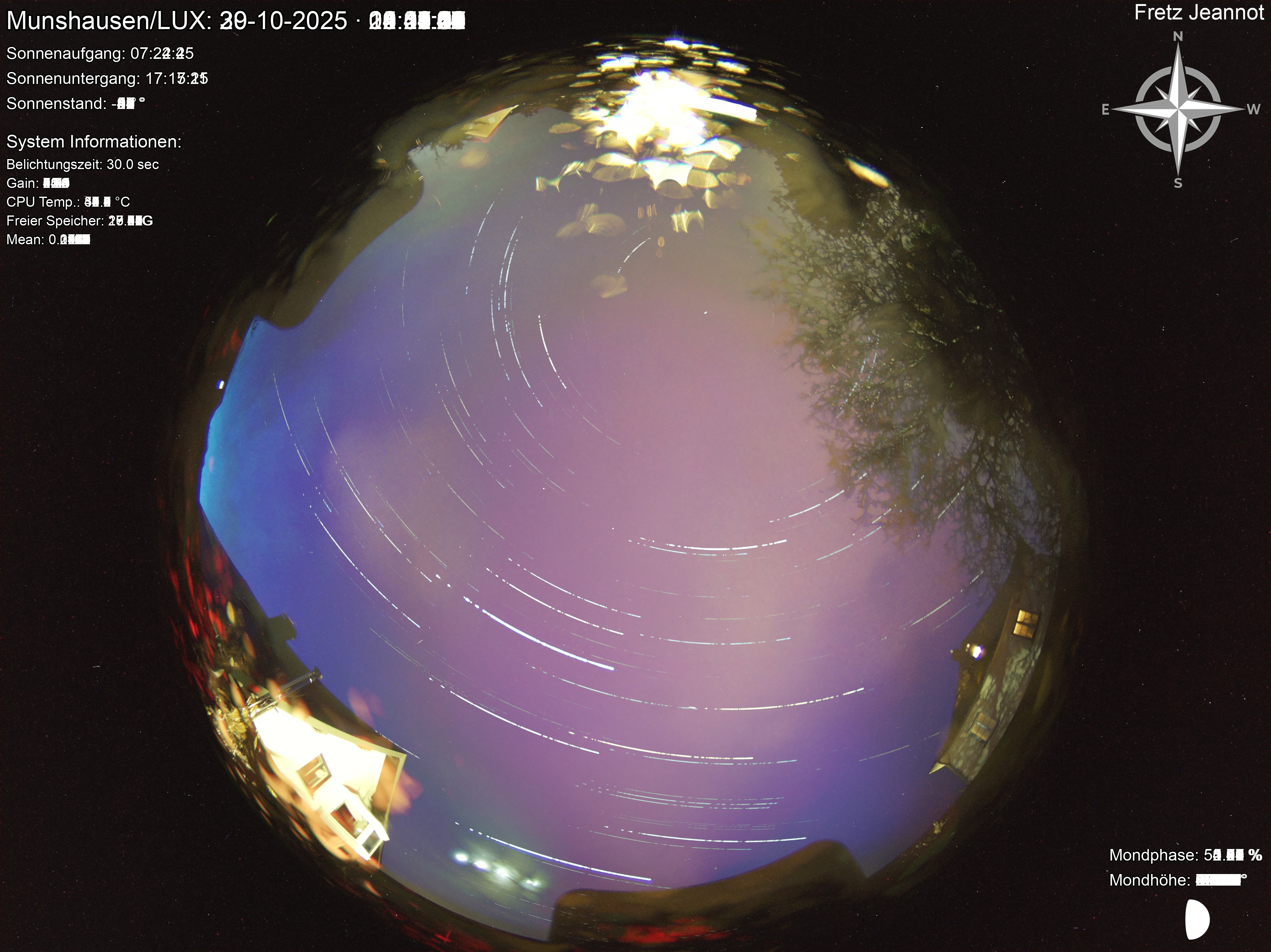 Startrail Bild: 29.10.2025