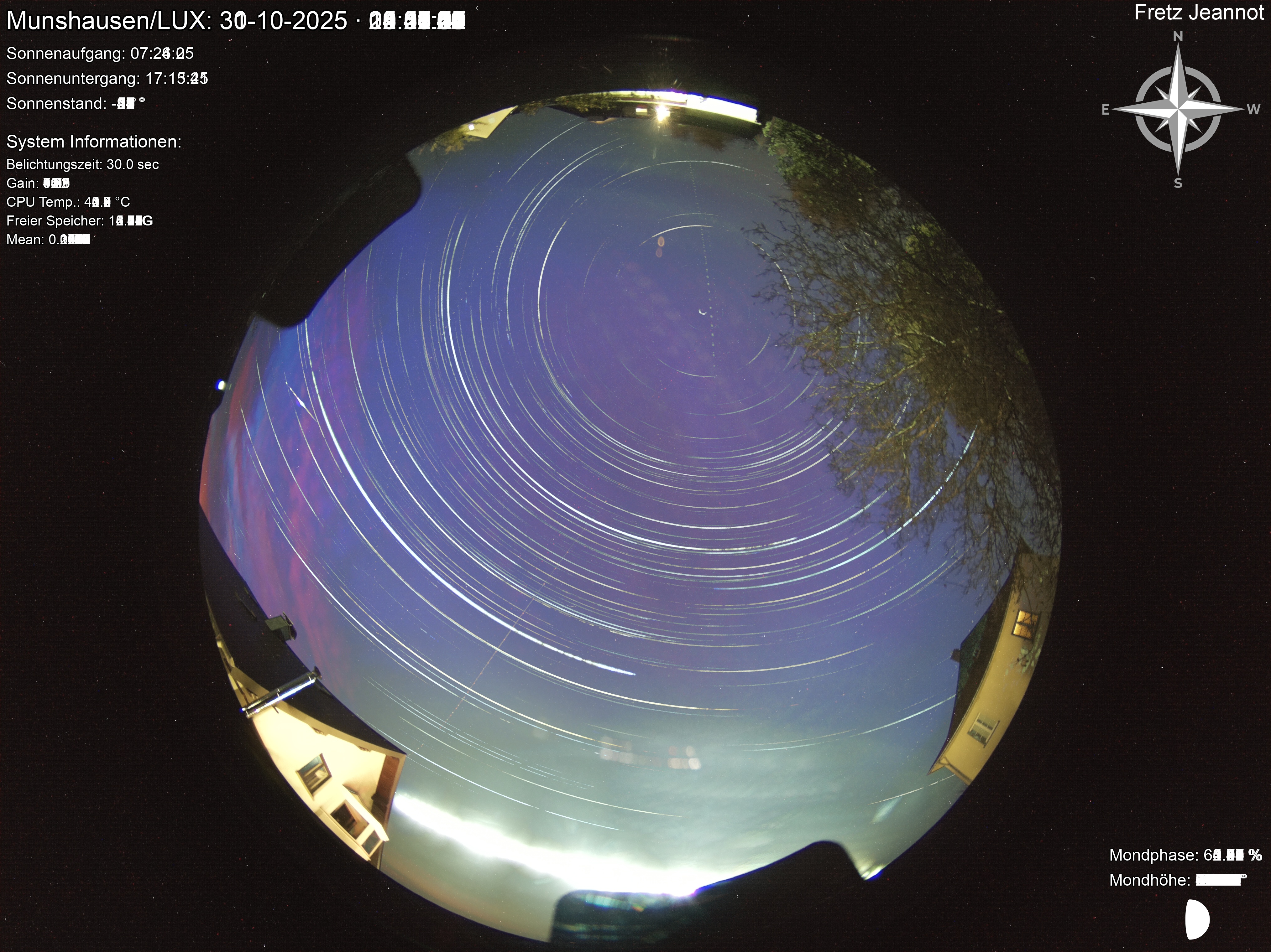Startrail Bild: 30.10.2025