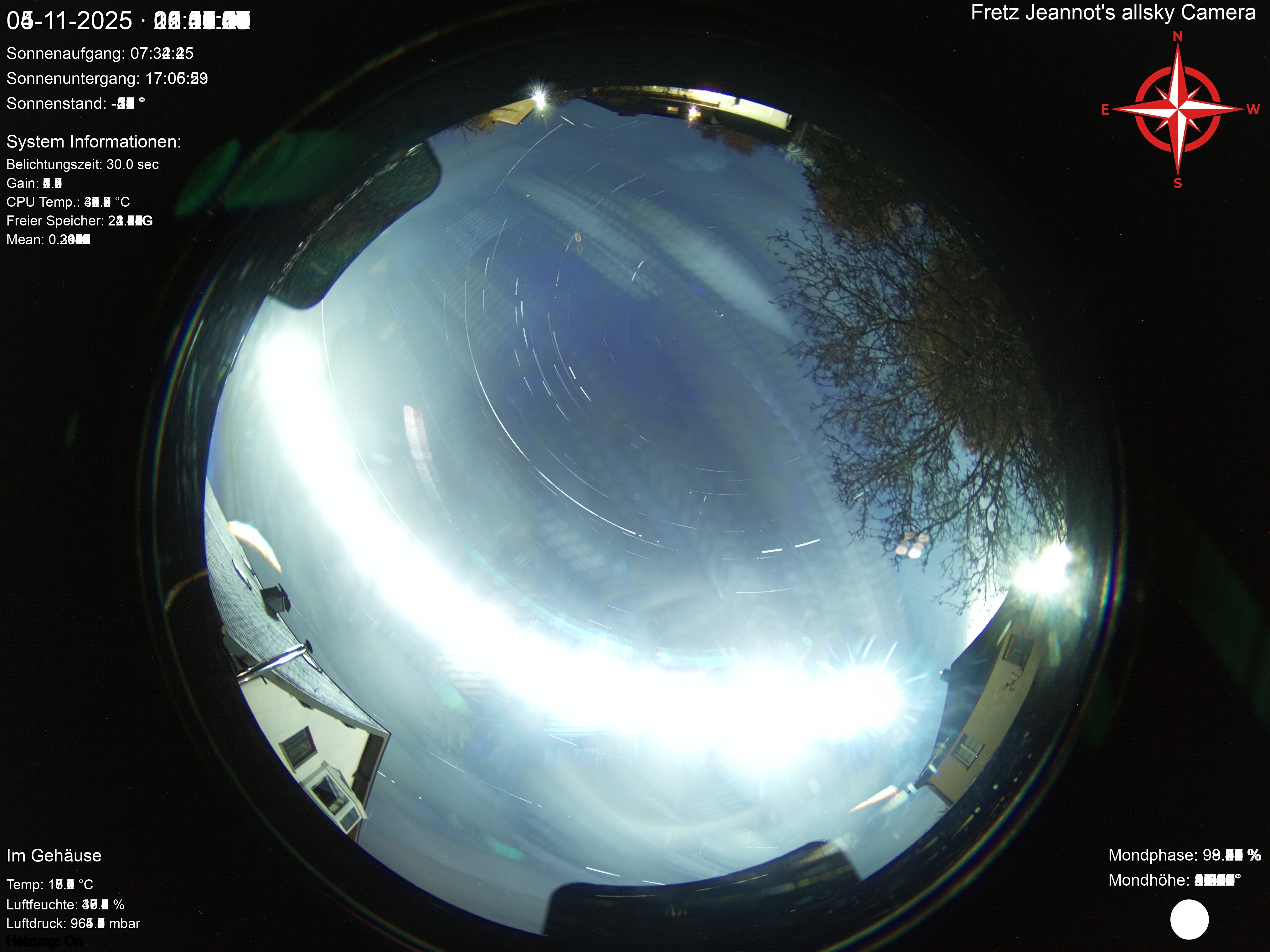 Startrail Bild: 04.11.2025