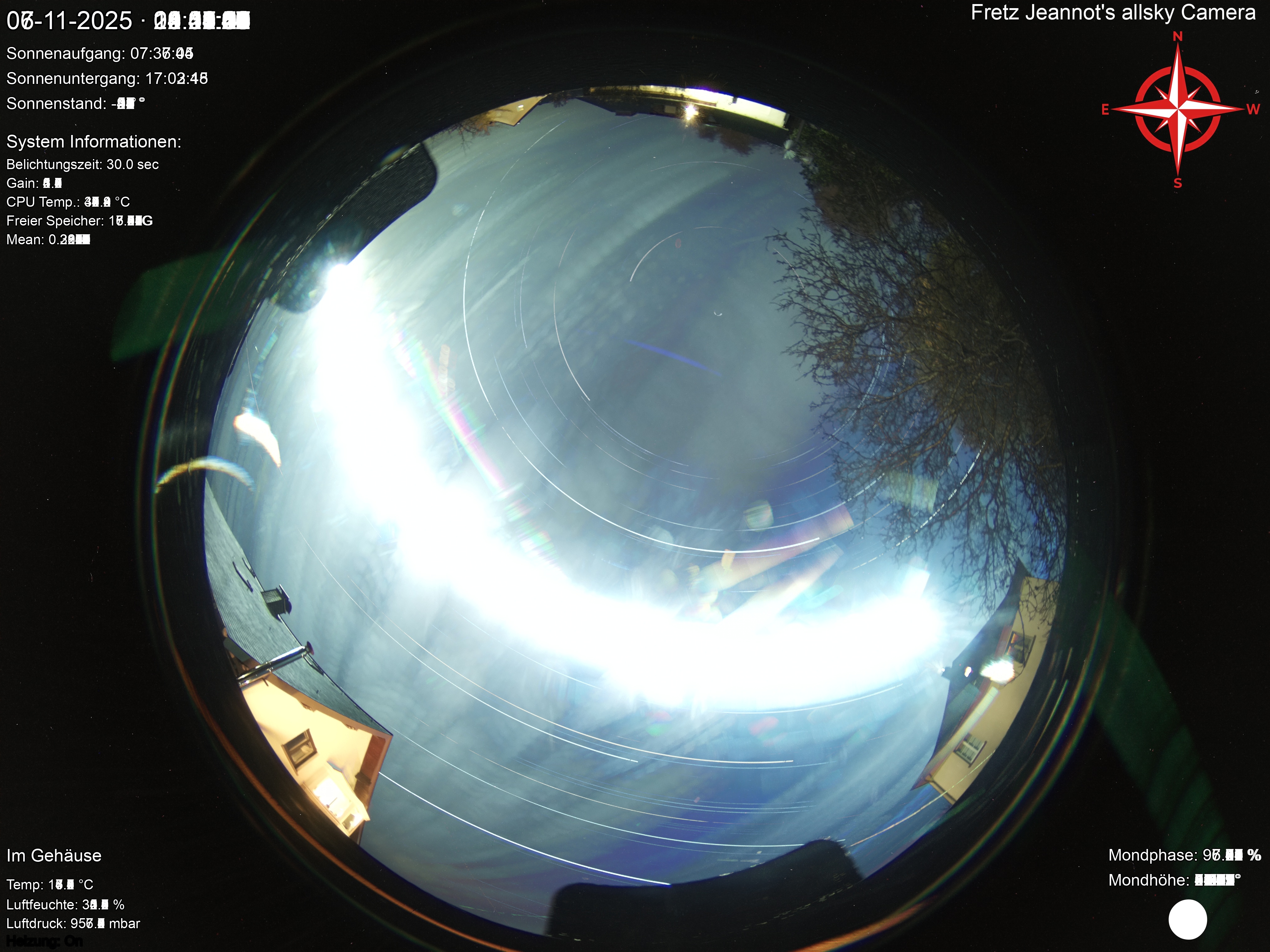 Startrail Bild: 06.11.2025