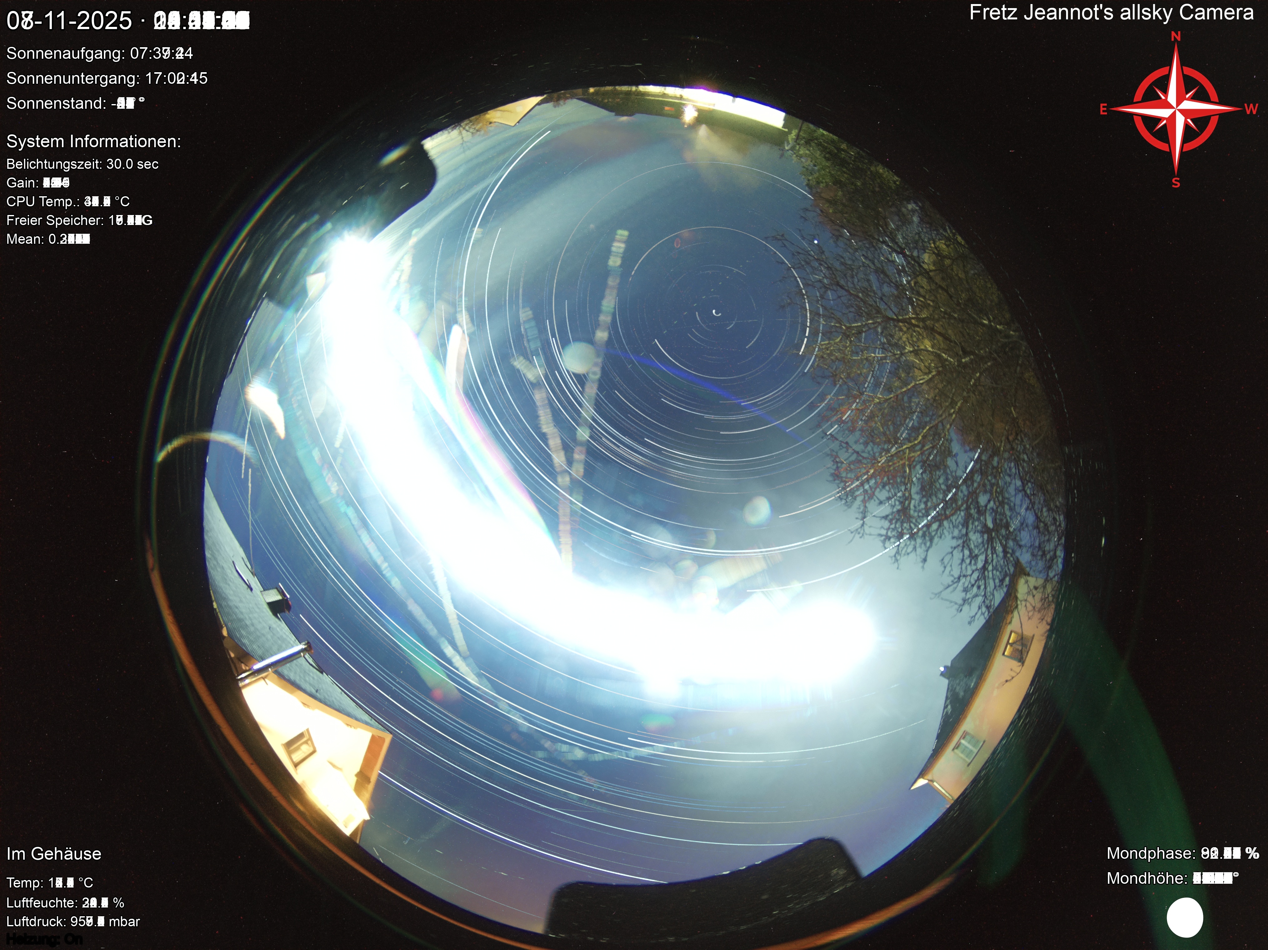 Startrail Bild: 07.11.2025