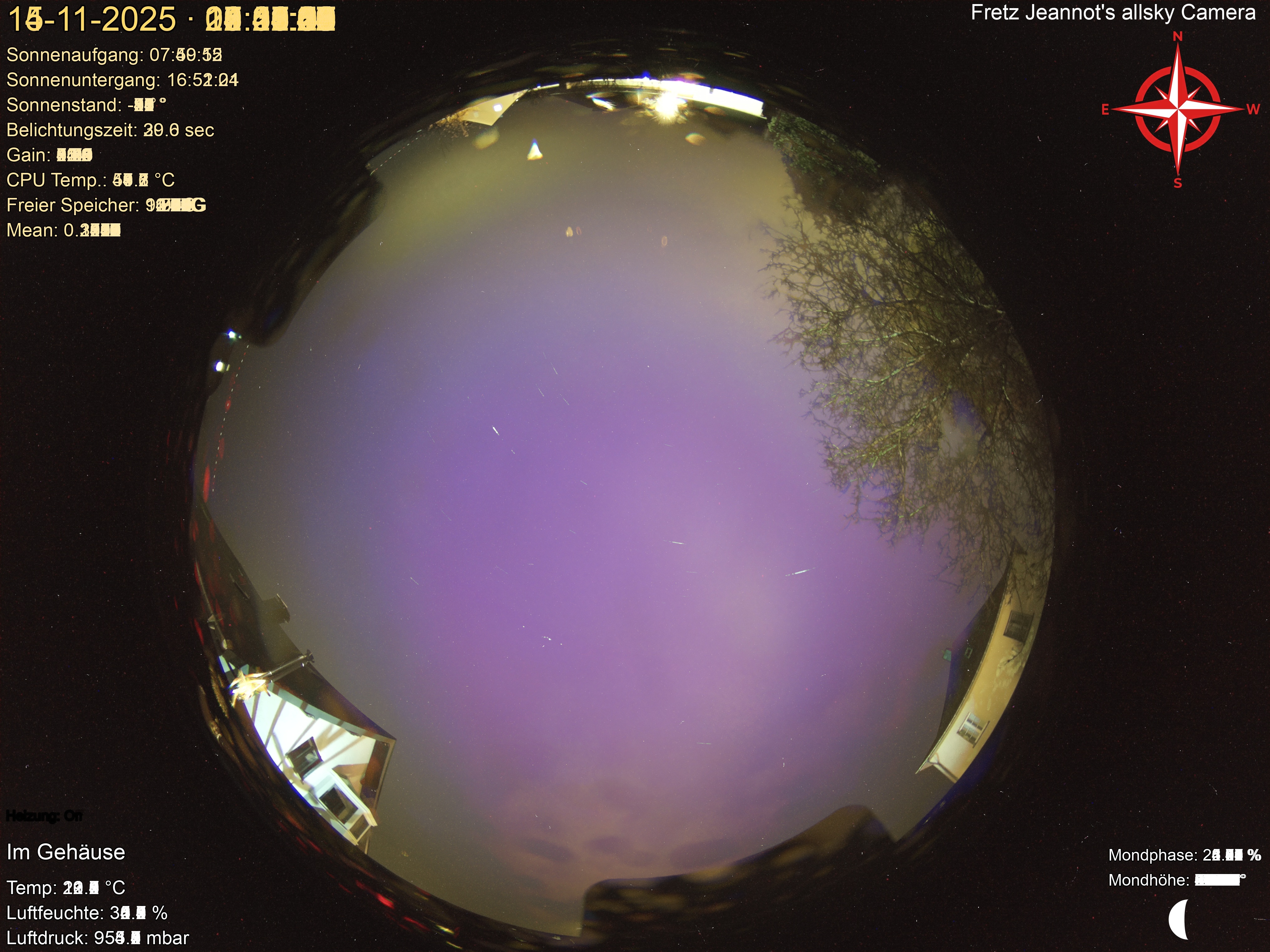 Startrail Bild: 14.11.2025