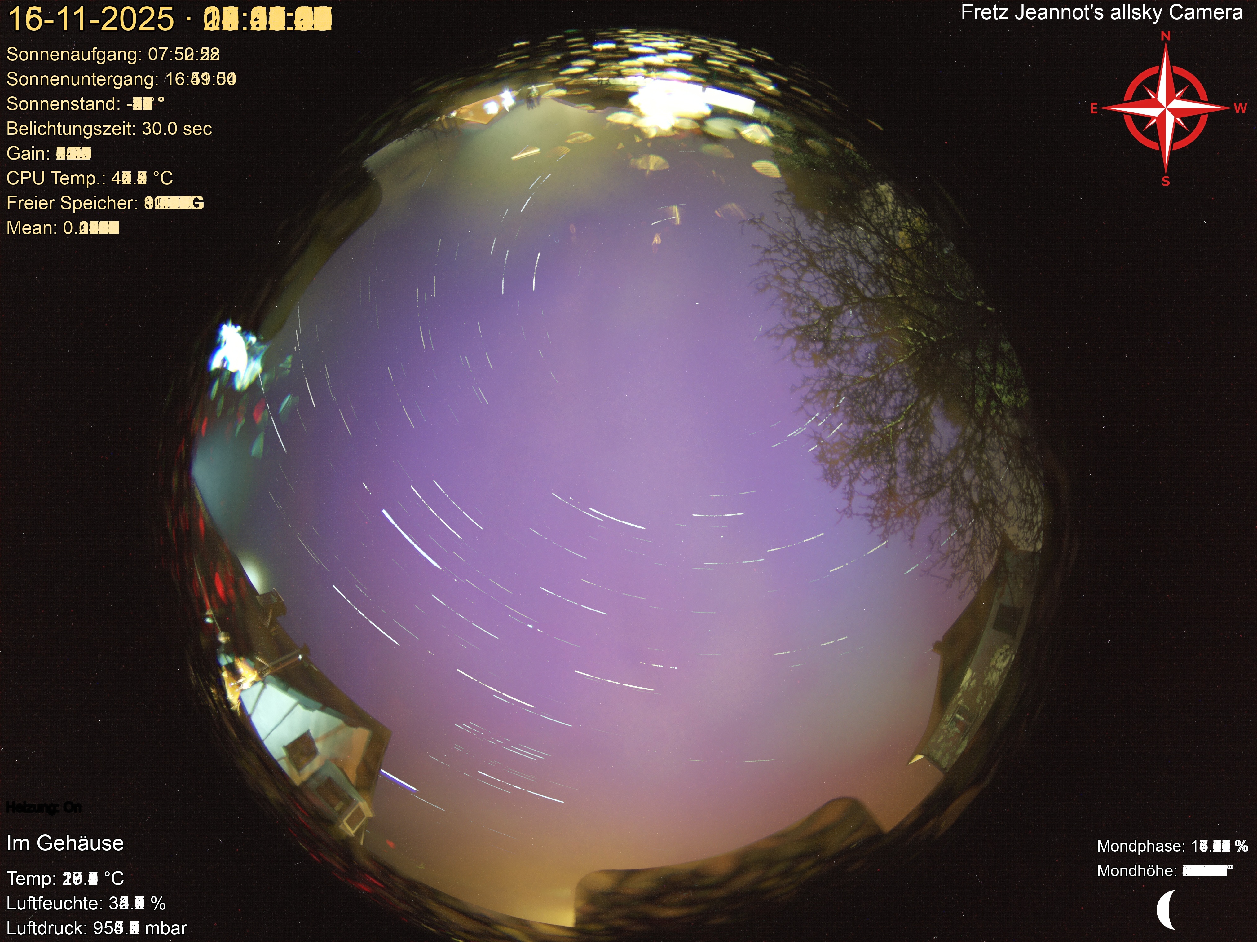 Startrail Bild: 15.11.2025