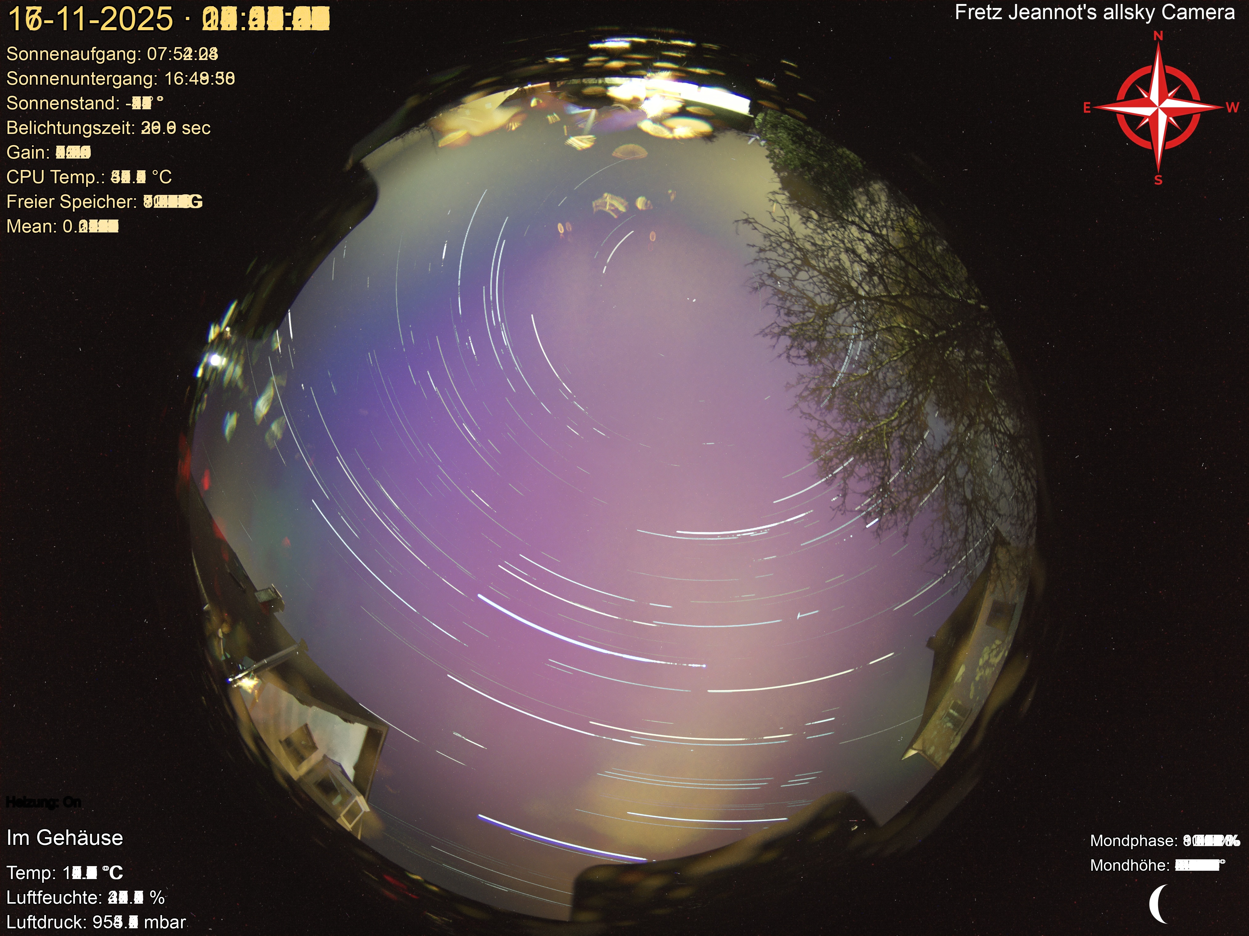 Startrail Bild: 16.11.2025