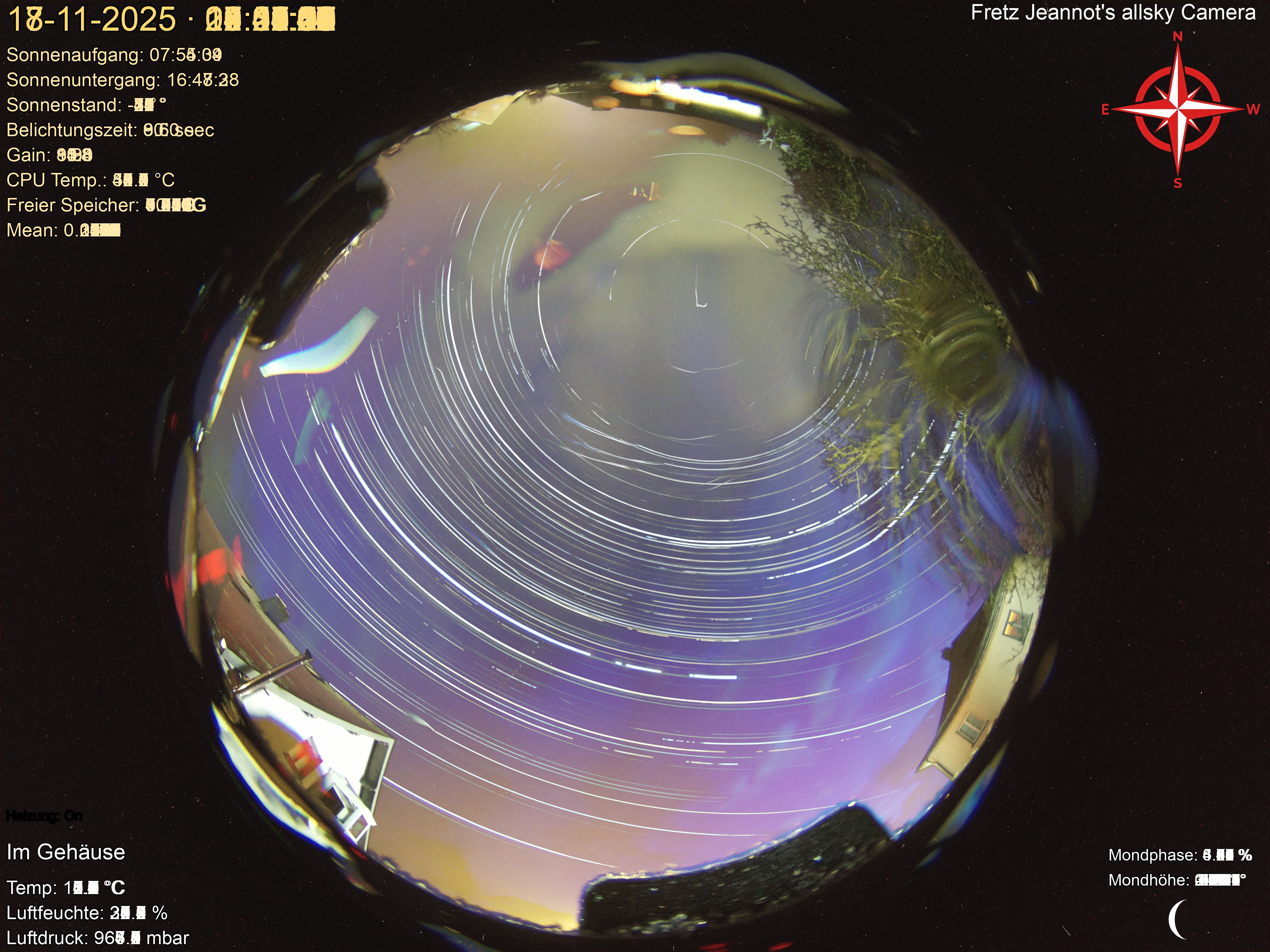 Startrail Bild: 17.11.2025