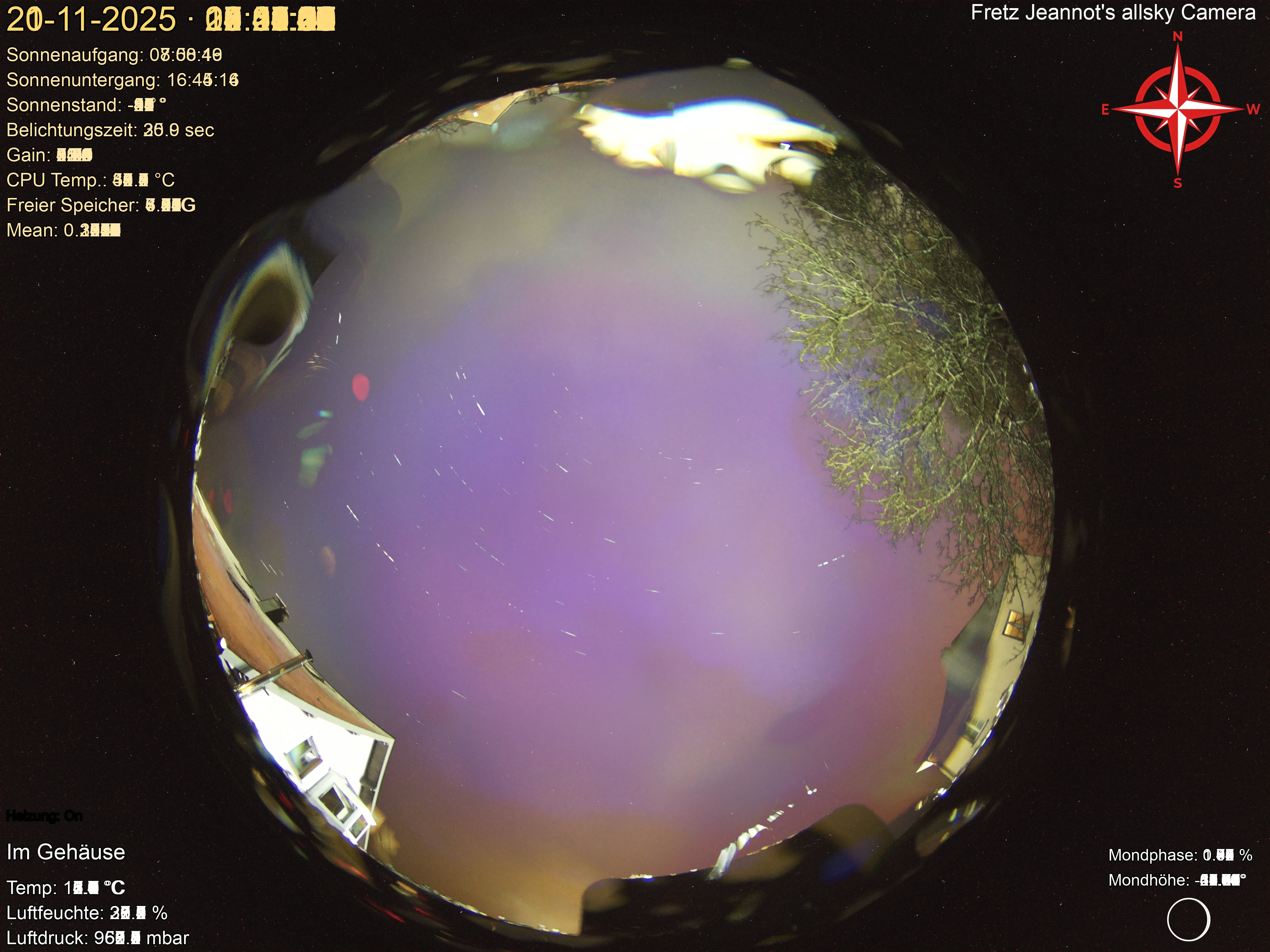 Startrail Bild: 20.11.2025