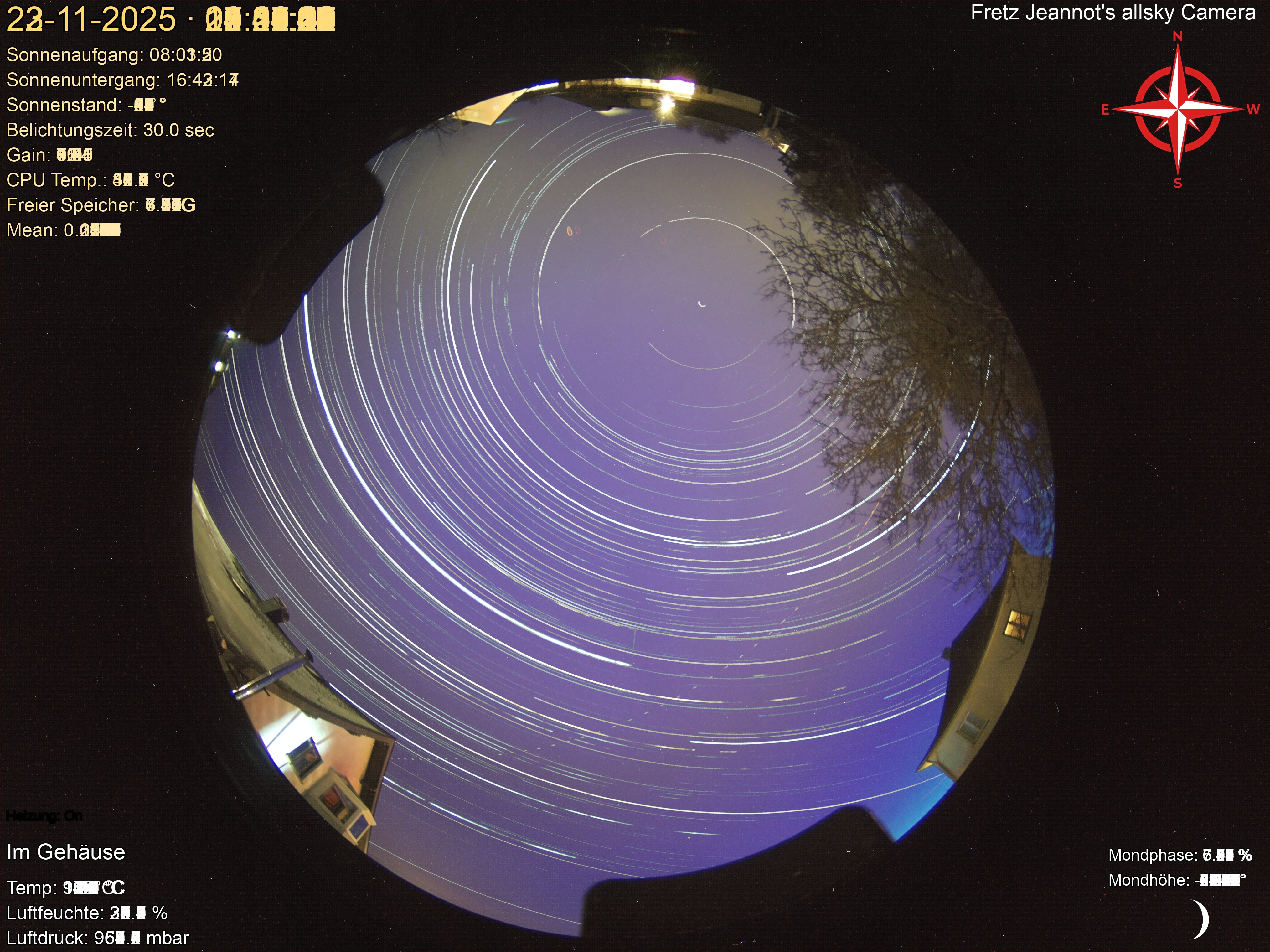 Startrail Bild: 22.11.2025