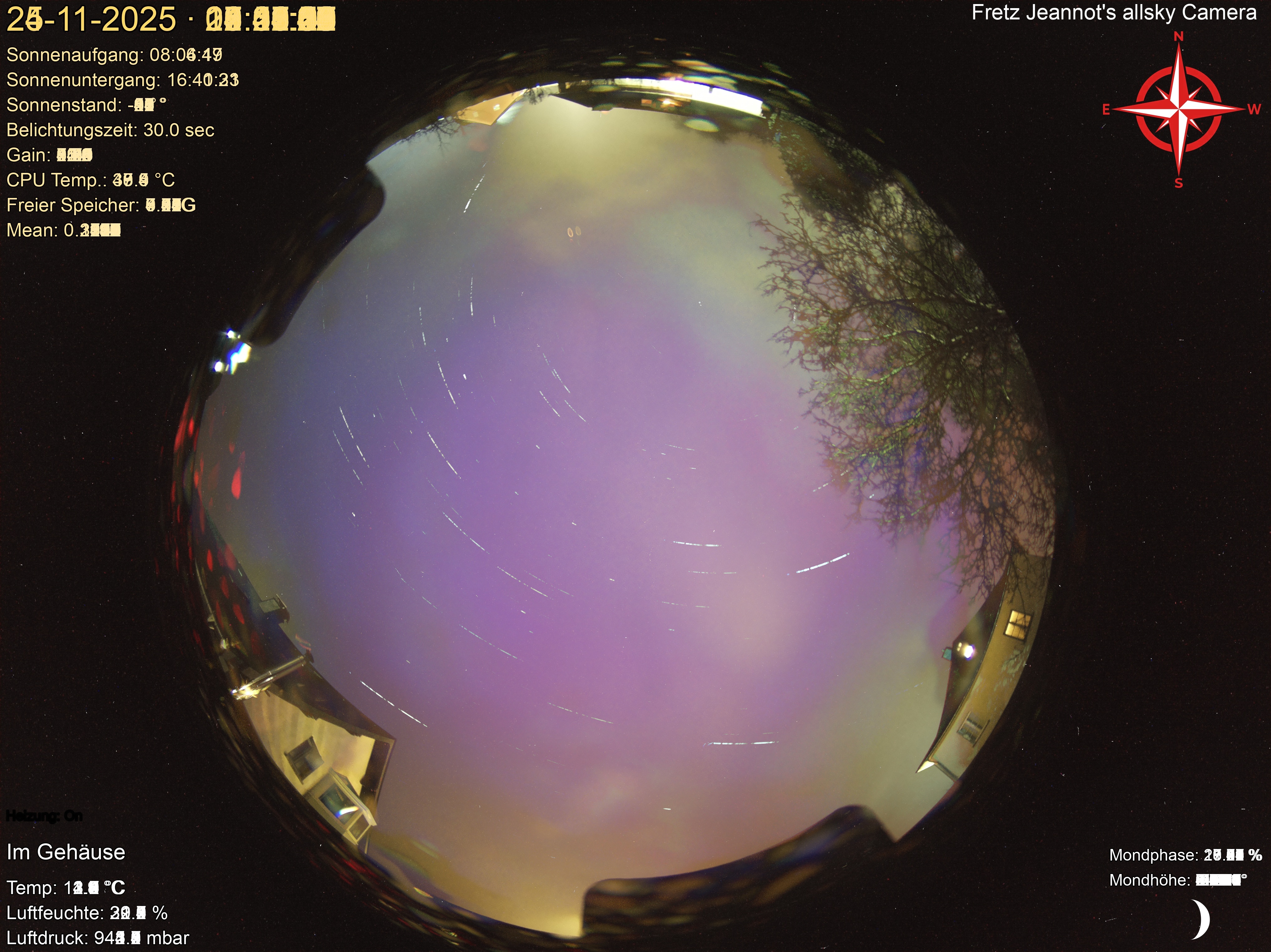 Startrail Bild: 24.11.2025