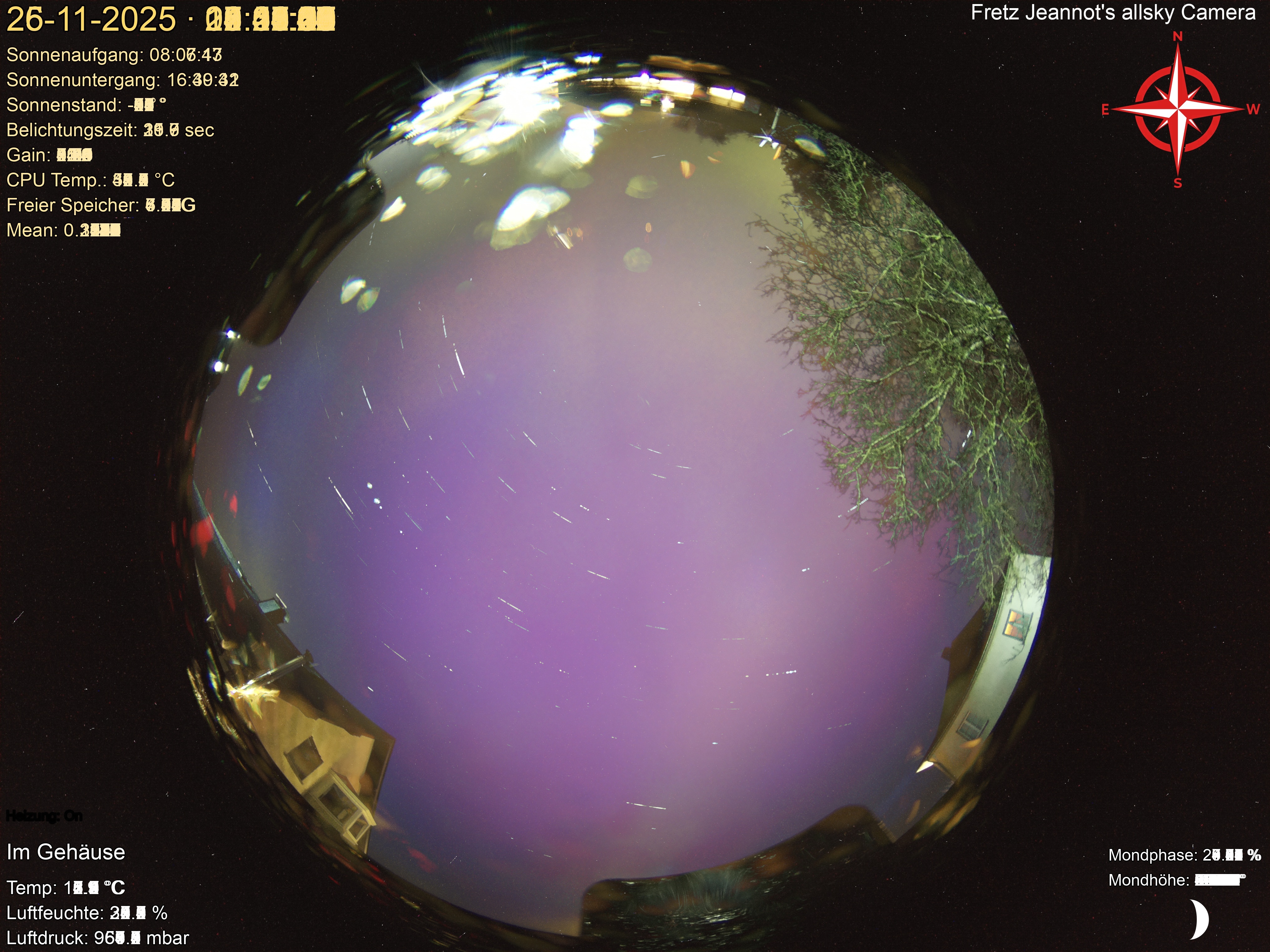 Startrail Bild: 25.11.2025