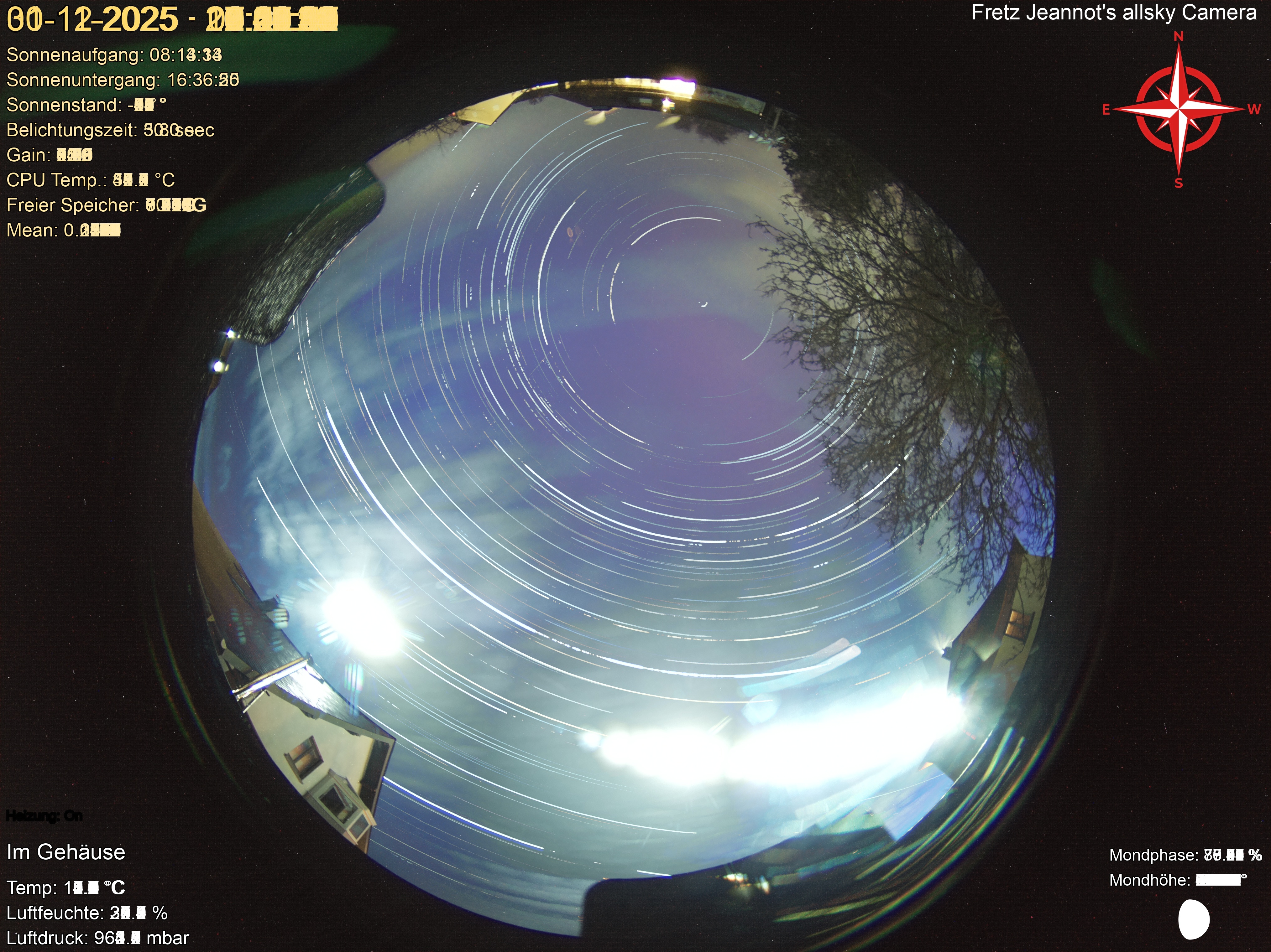 Startrail Bild: 30.11.2025
