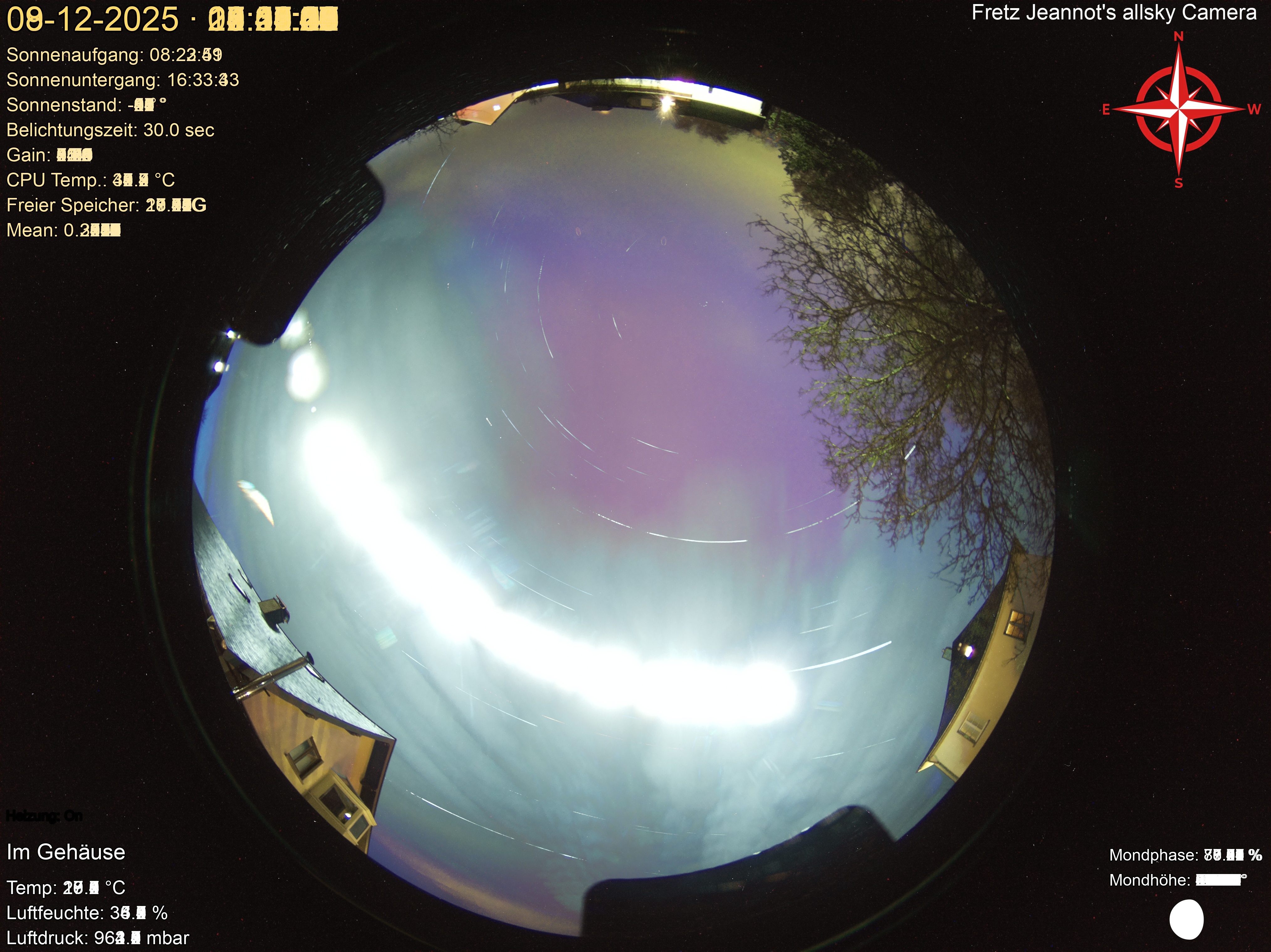 Startrail Bild: 08.12.2025