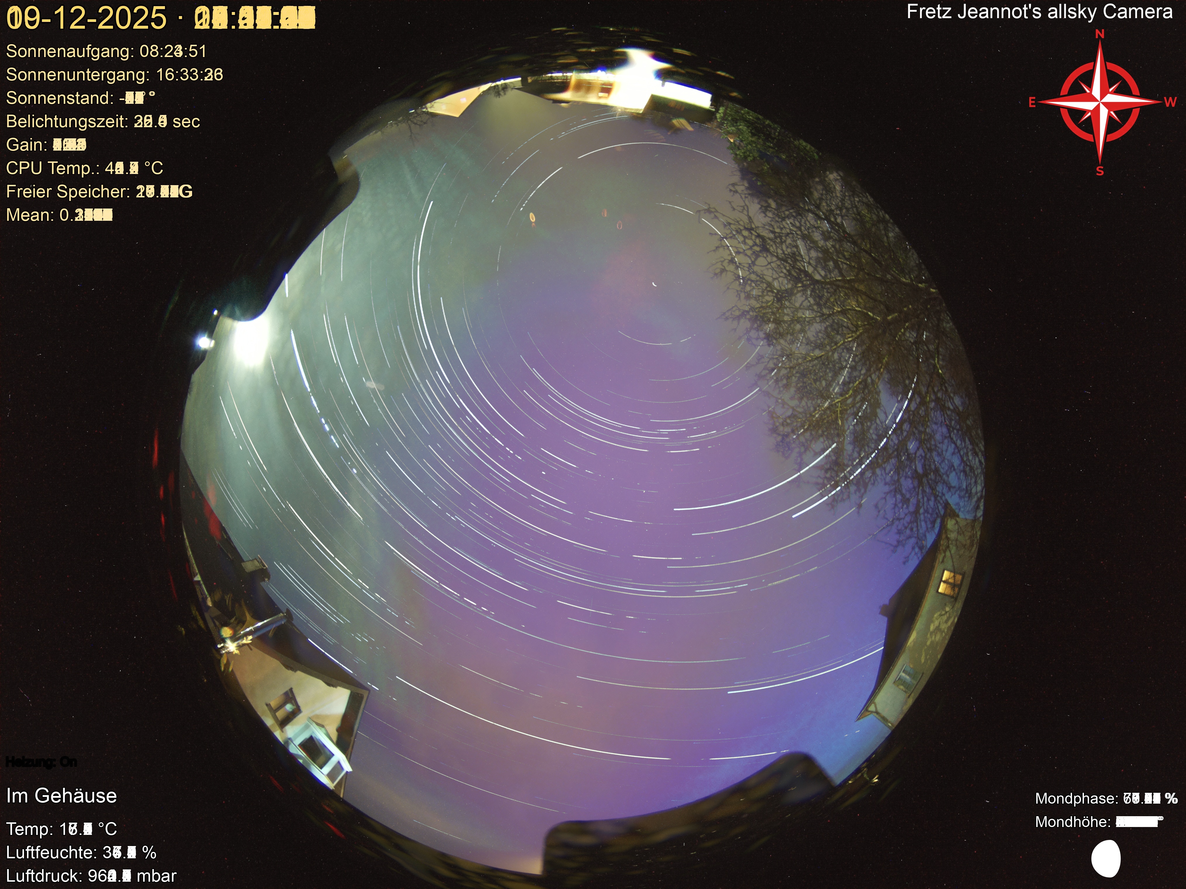 Startrail Bild: 09.12.2025