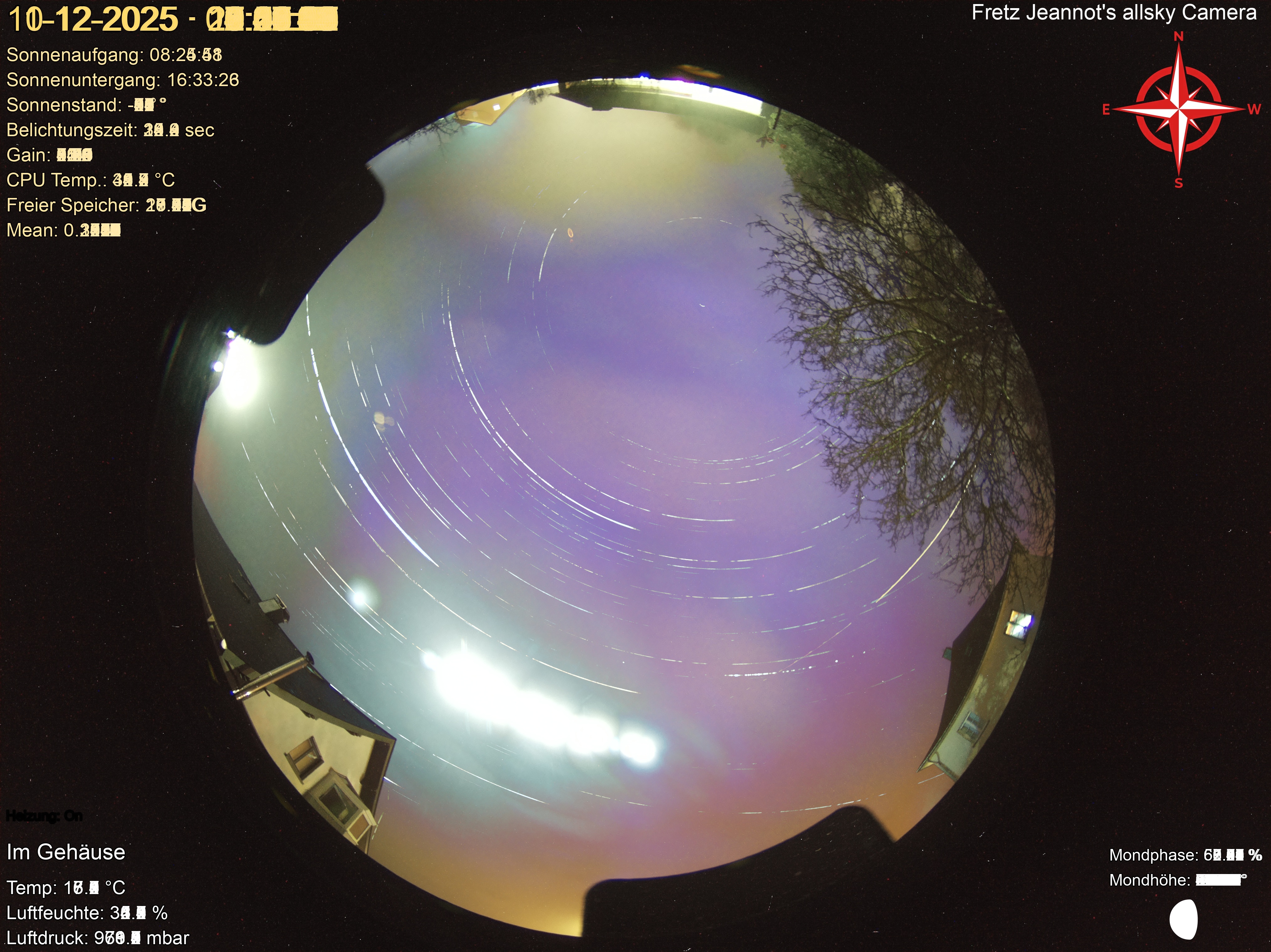 Startrail Bild: 10.12.2025