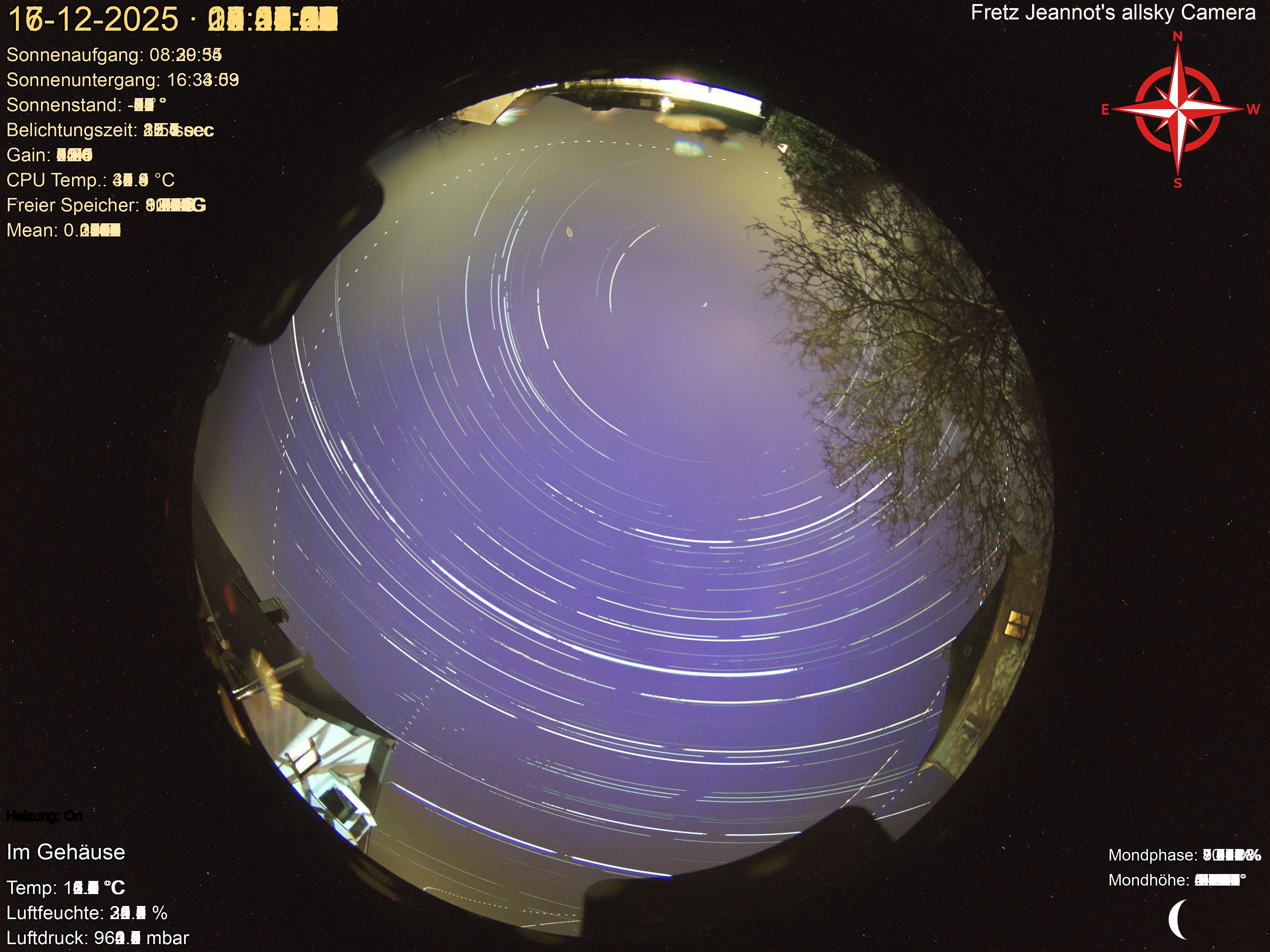 Startrail Bild: 16.12.2025