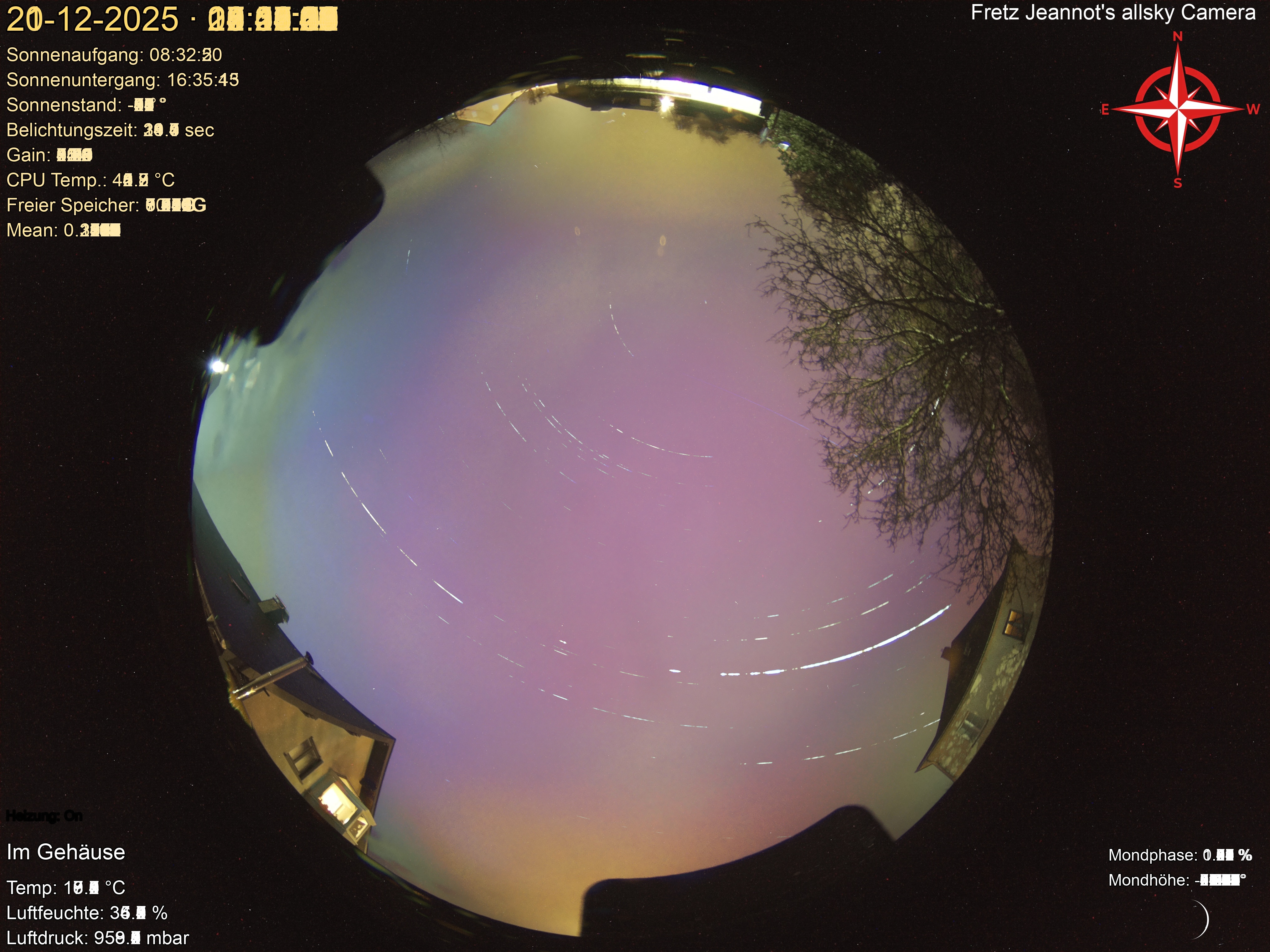 Startrail Bild: 20.12.2025