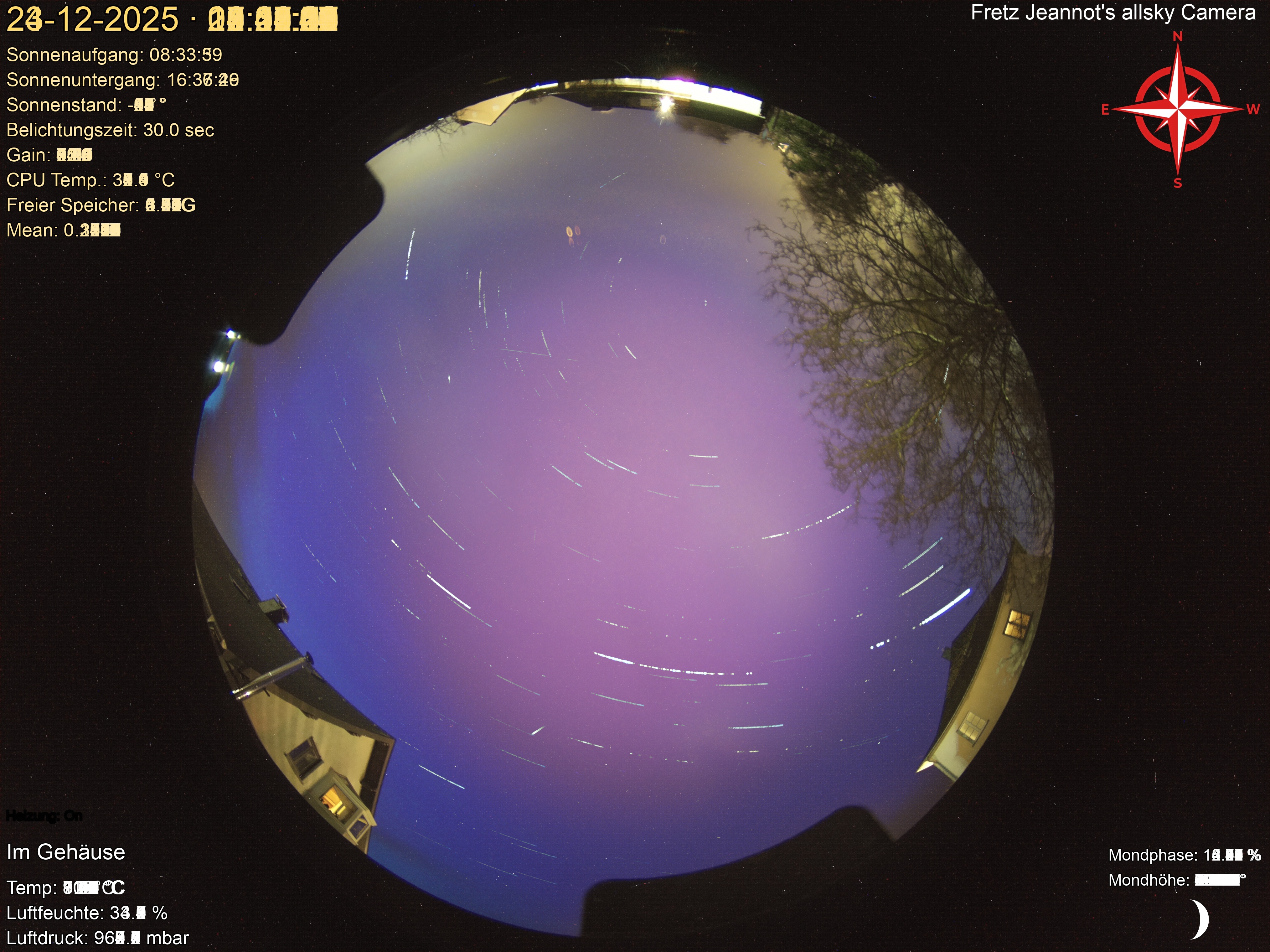 Startrail Bild: 23.12.2025