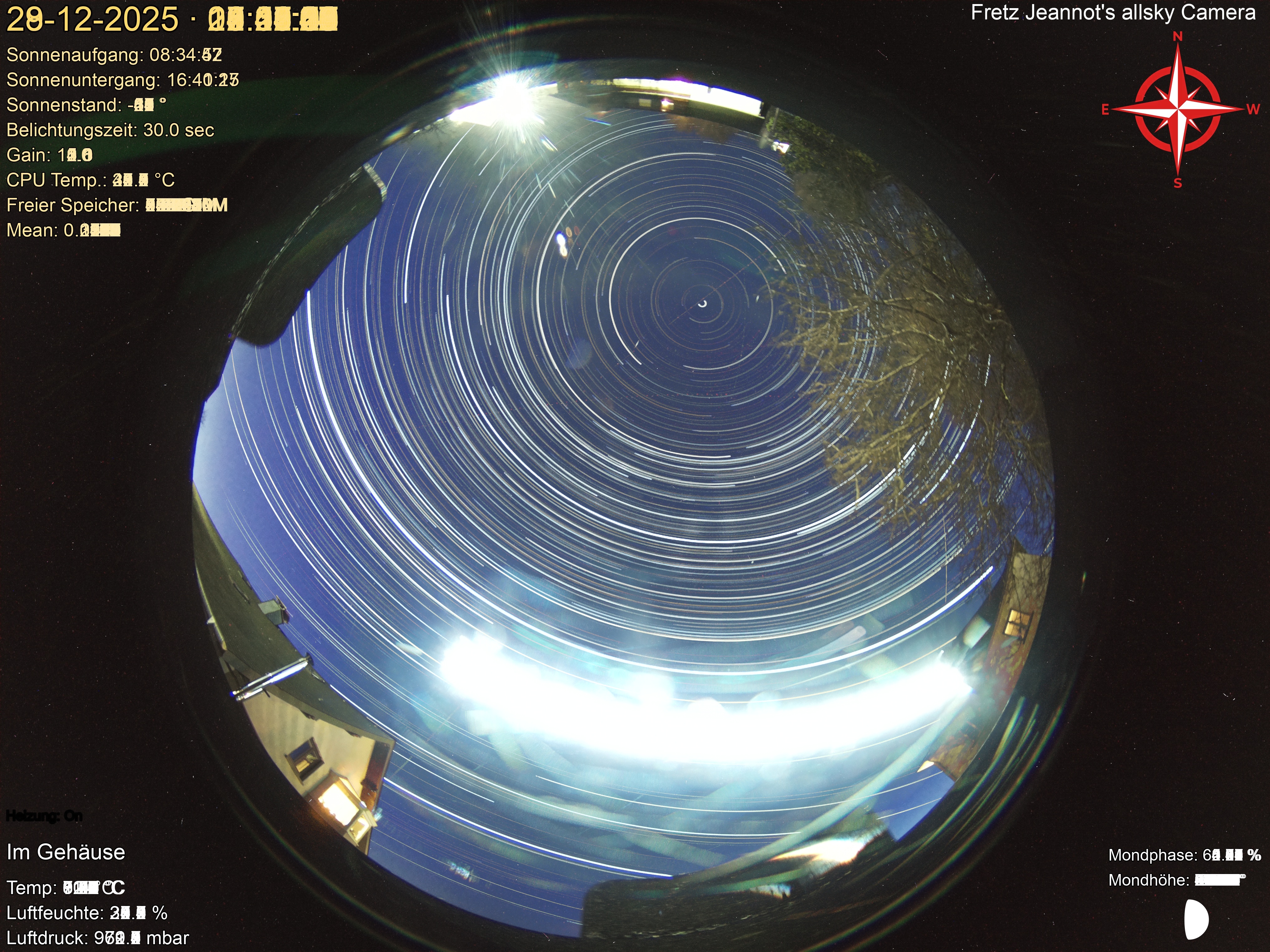 Startrail Bild: 28.12.2025