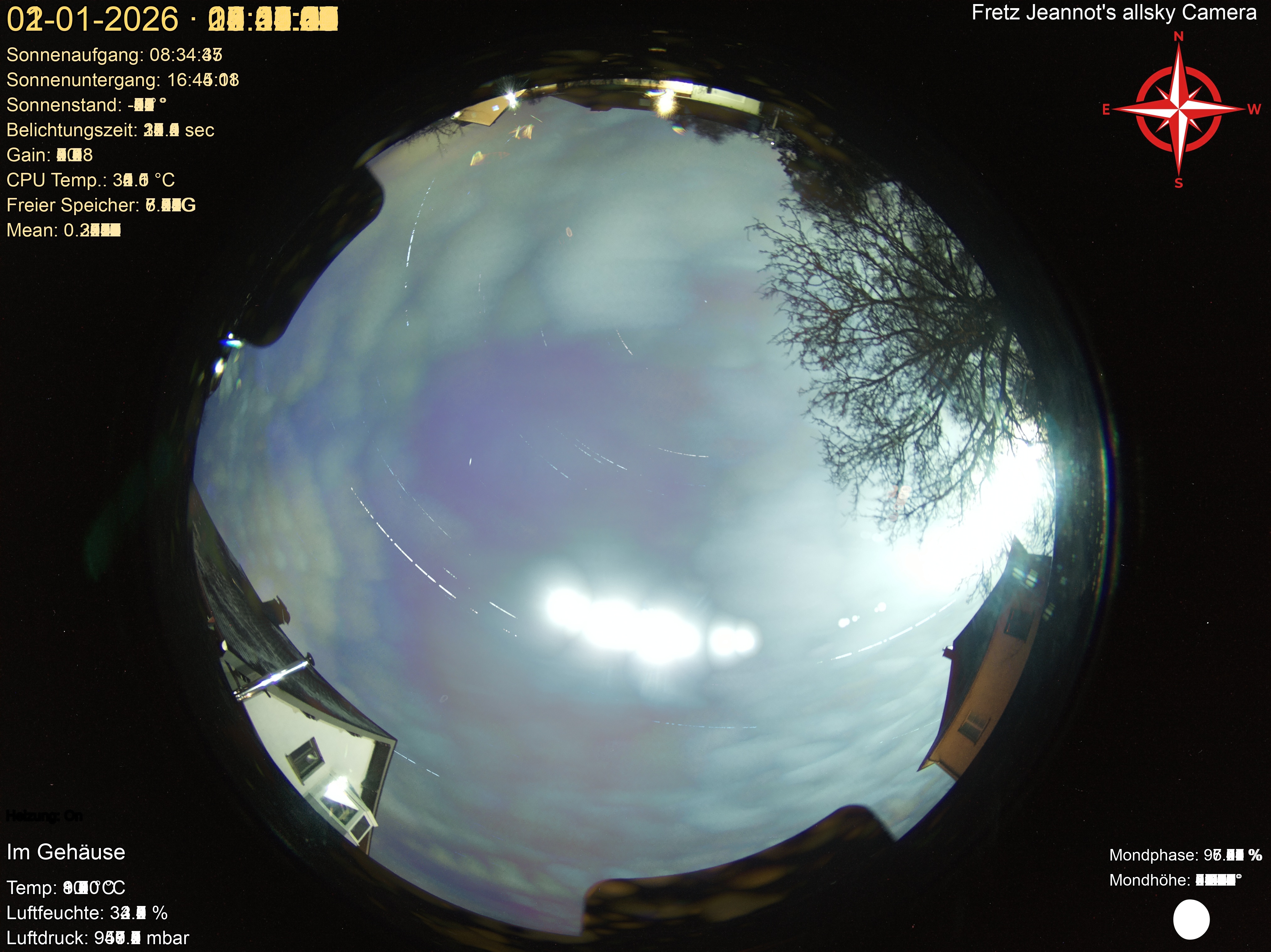 Startrail Bild: 01.01.2026