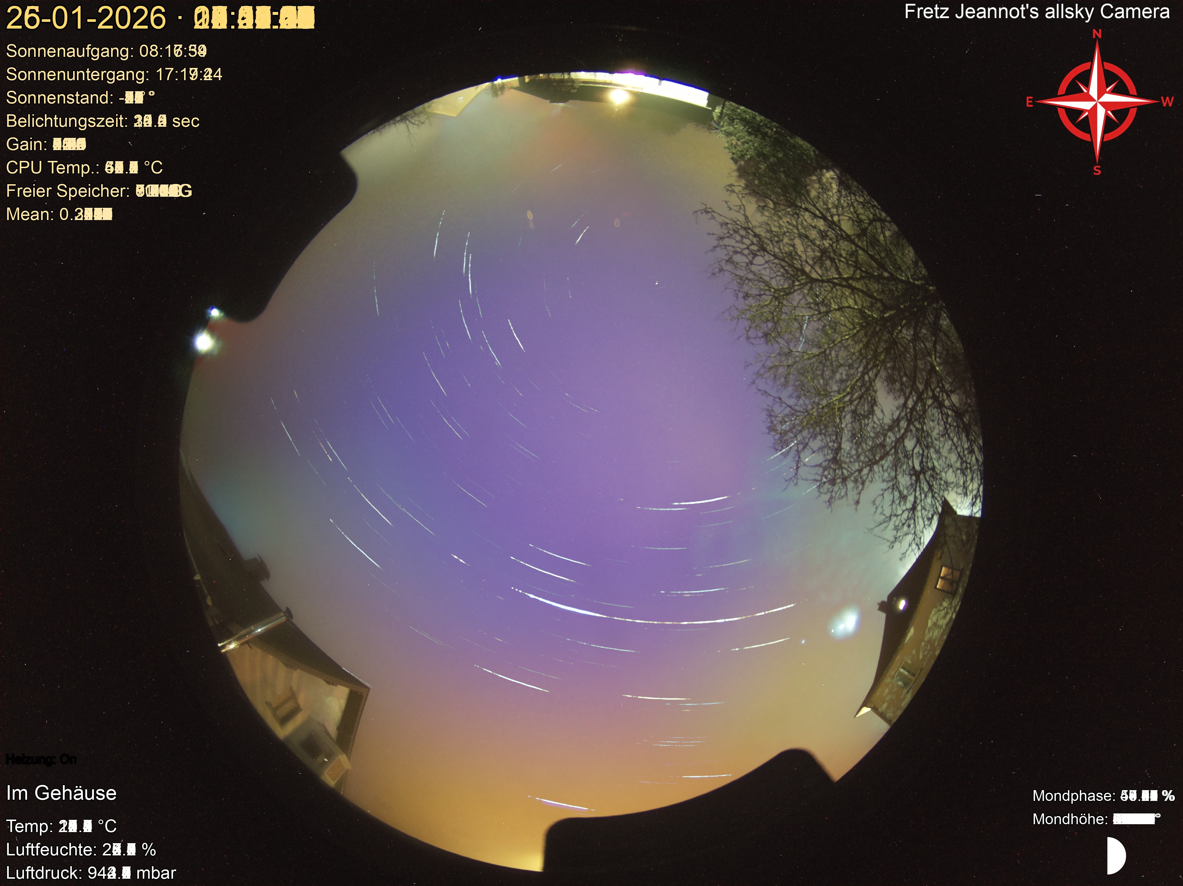 Startrail Bild: 25.01.2026