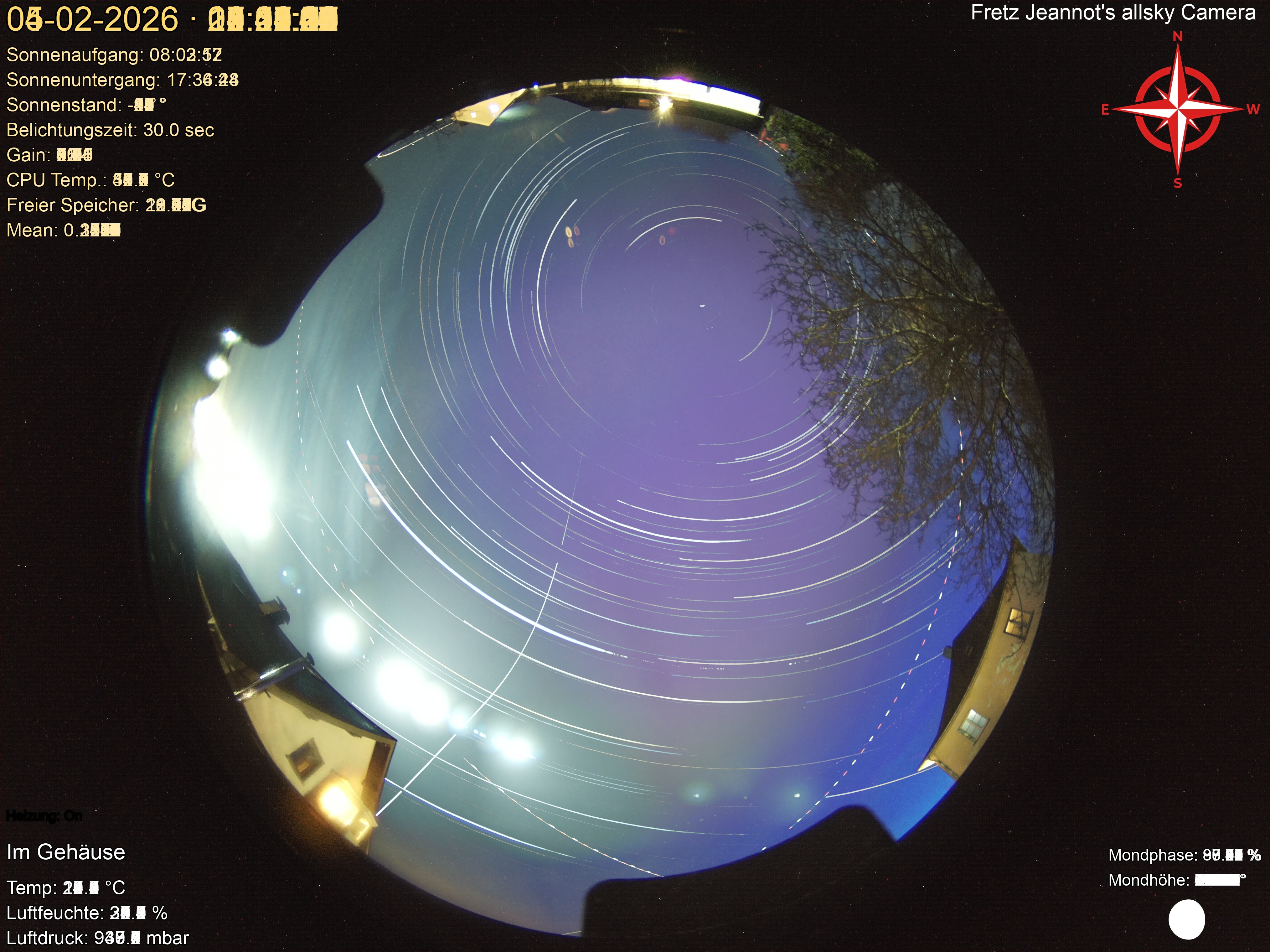 Startrail Bild: 04.02.2026