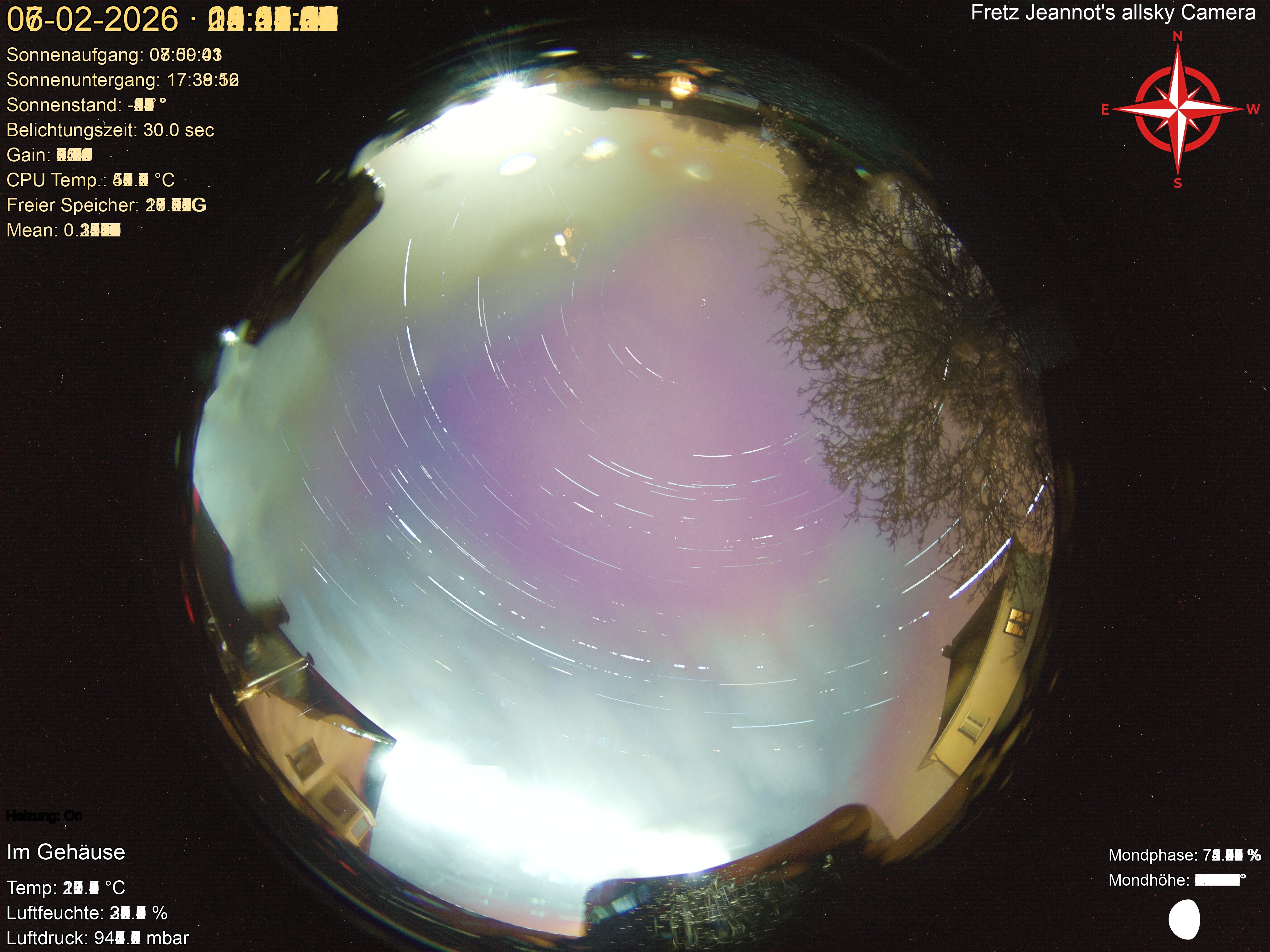 Startrail Bild: 06.02.2026