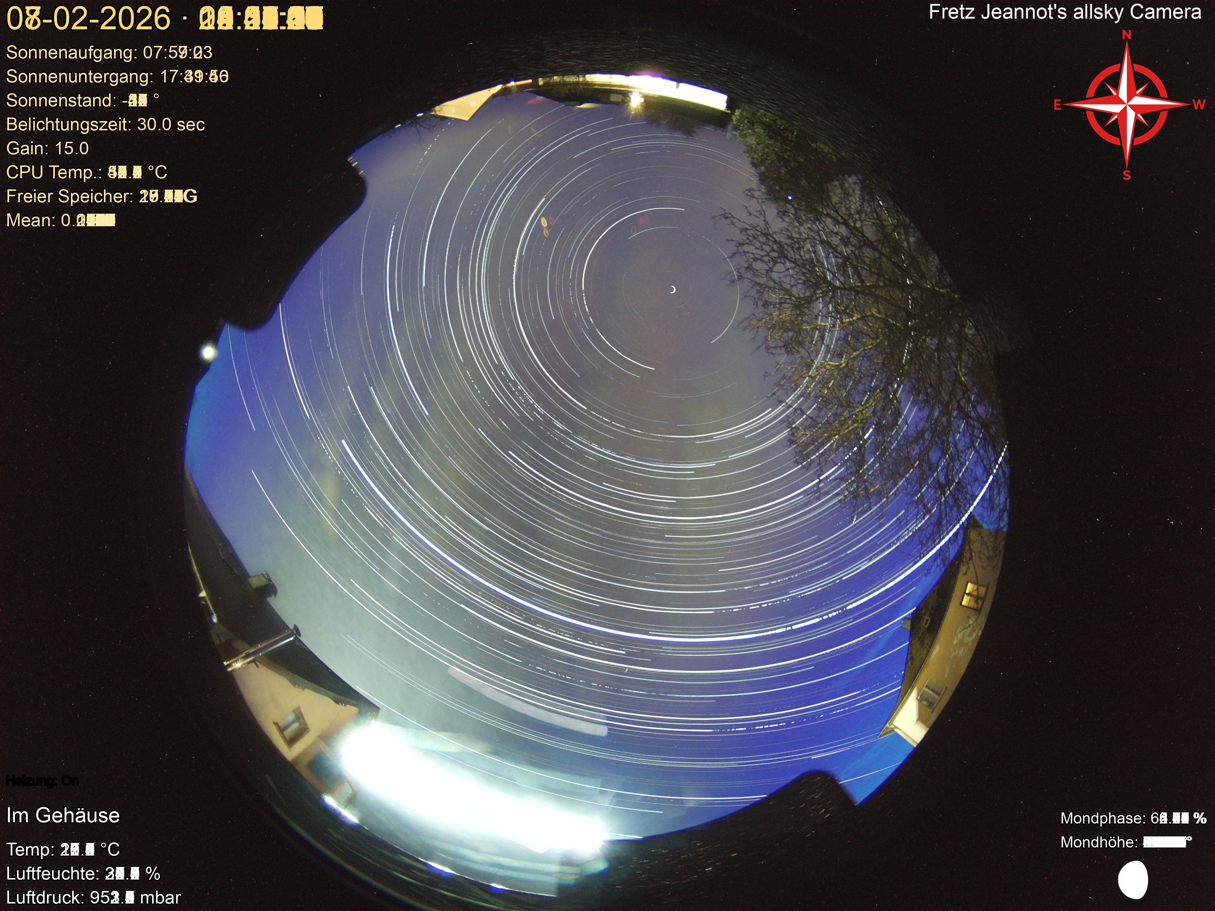 Startrail Bild: 07.02.2026