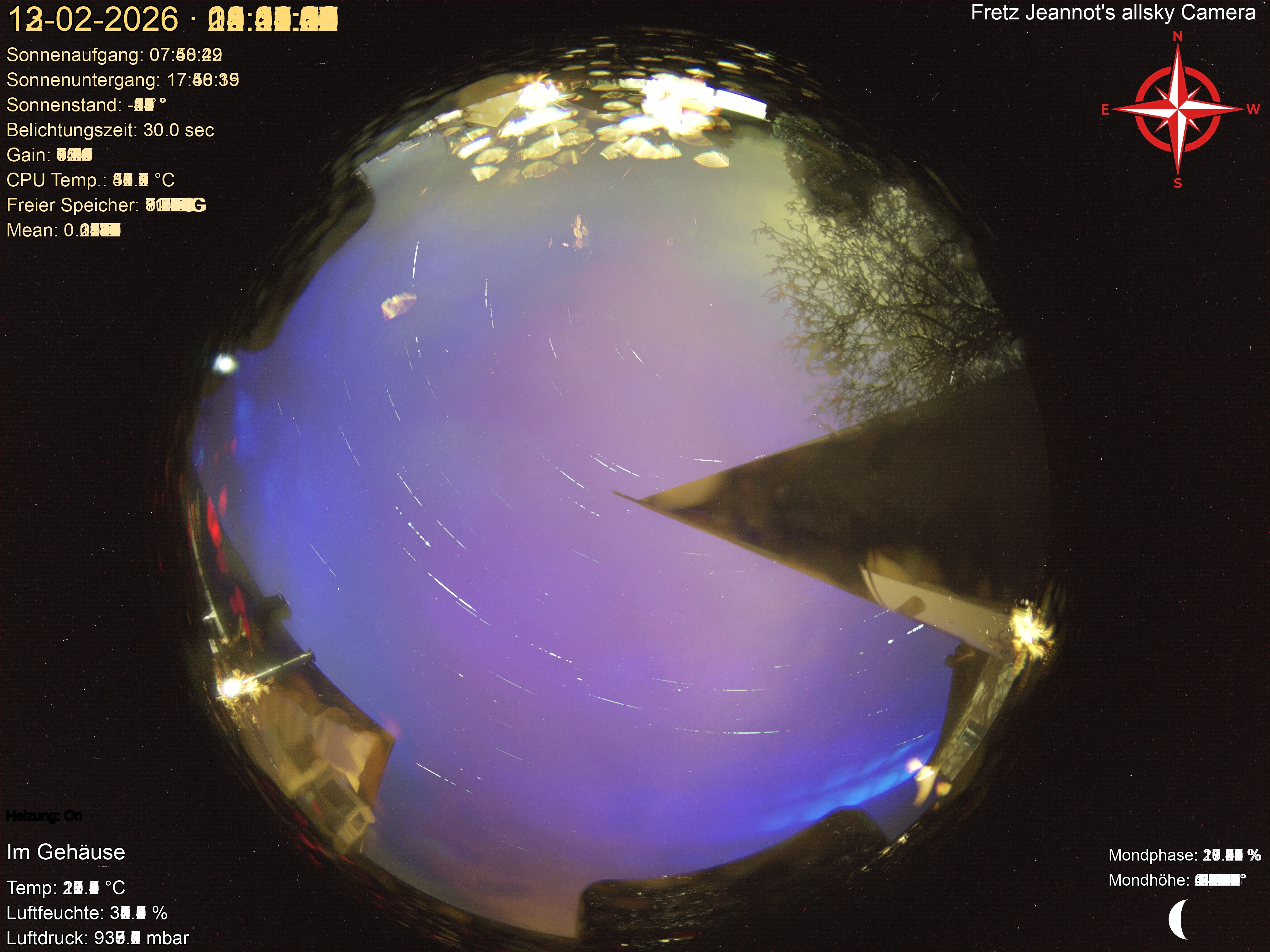 Startrail Bild: 12.02.2026