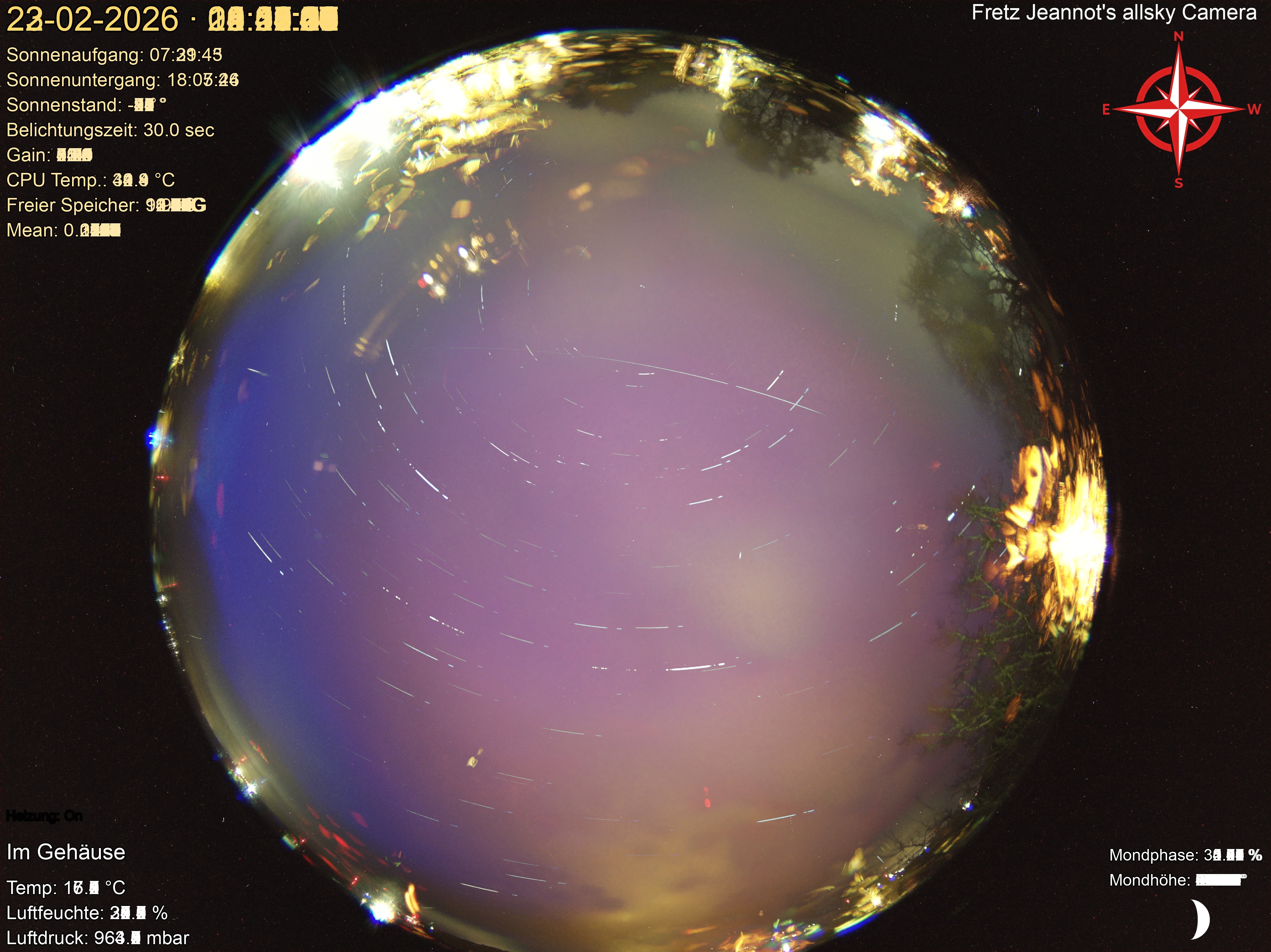 Startrail Bild: 22.02.2026