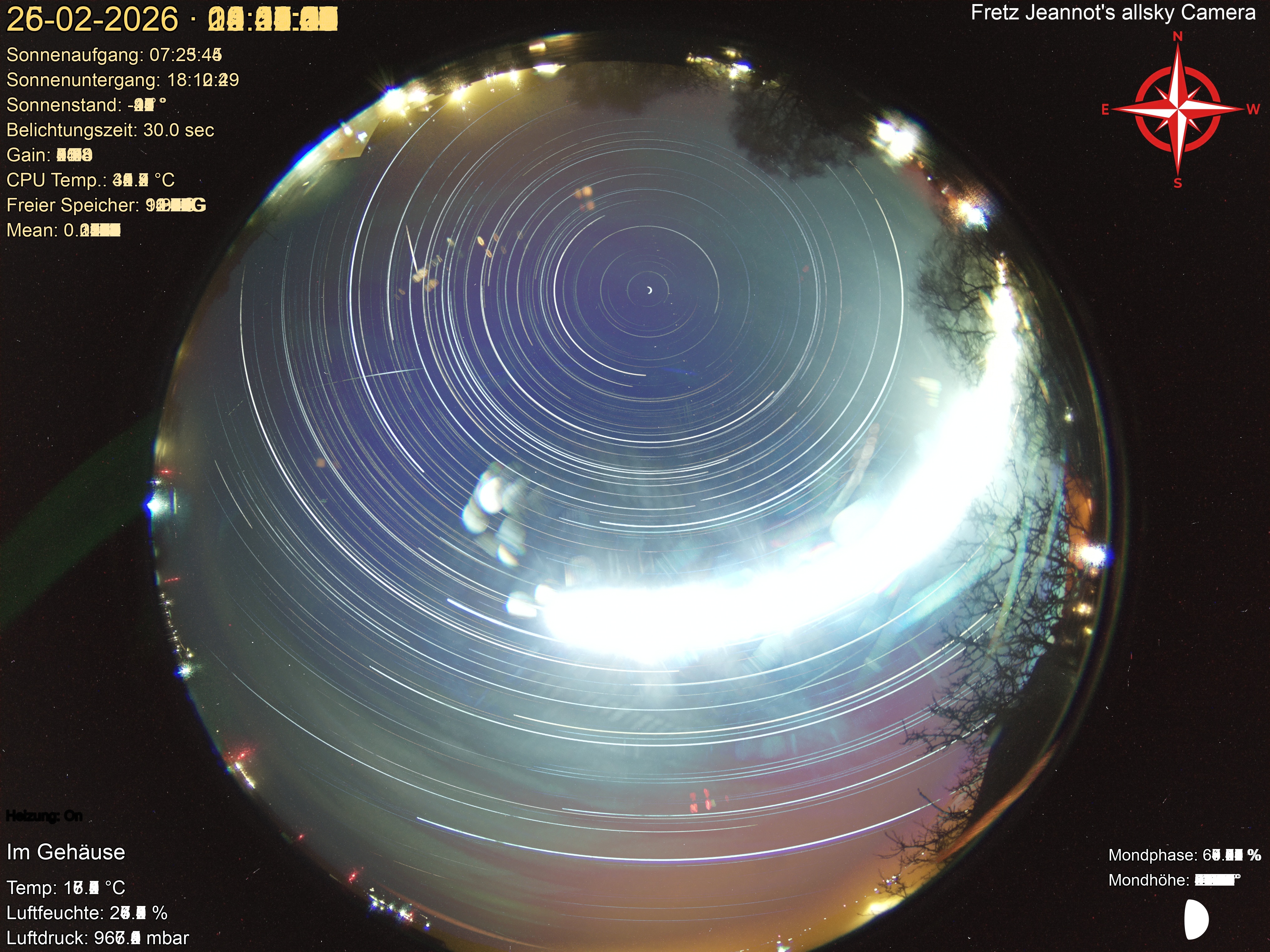 Startrail Bild: 25.02.2026