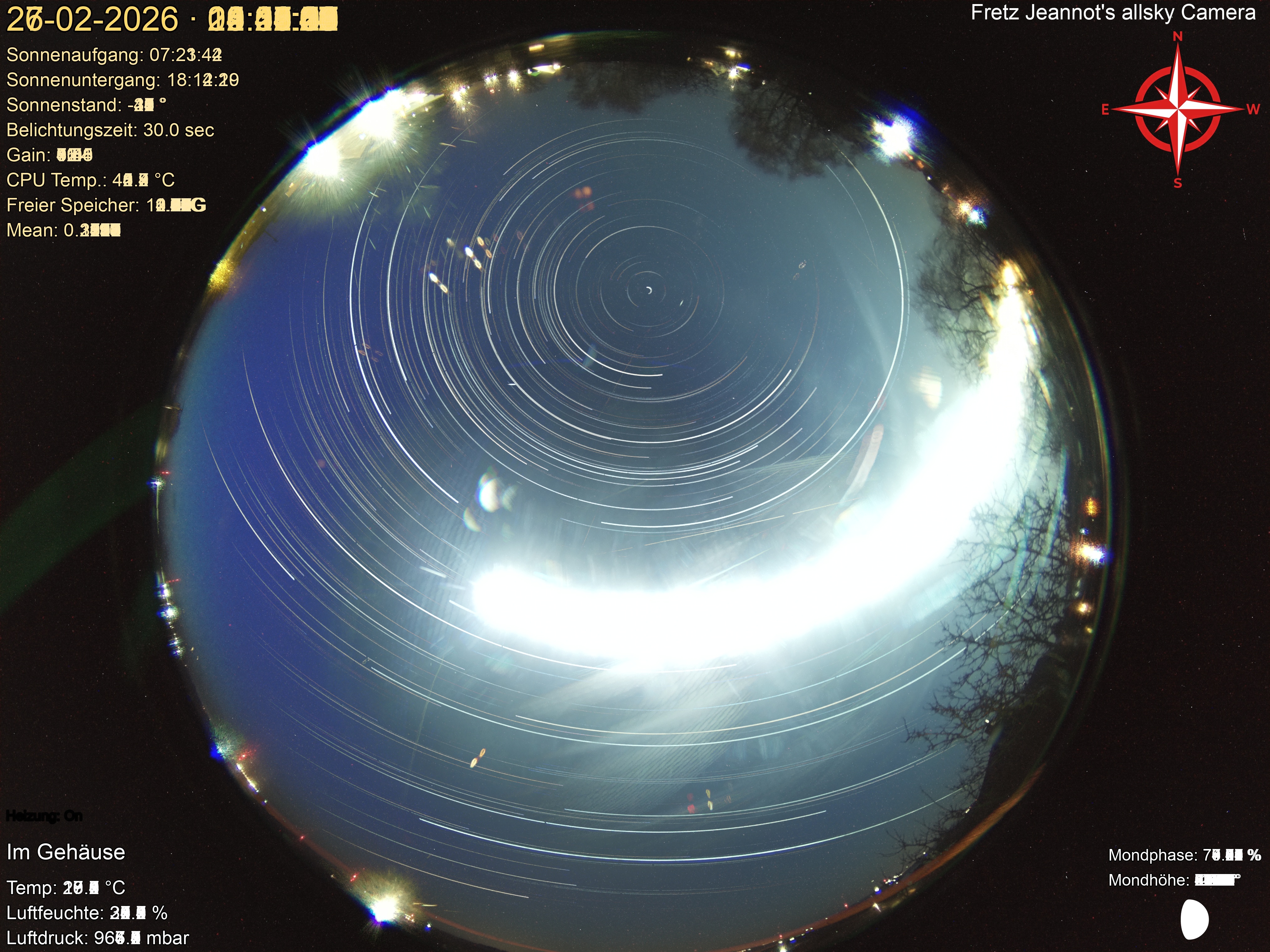 Startrail Bild: 26.02.2026