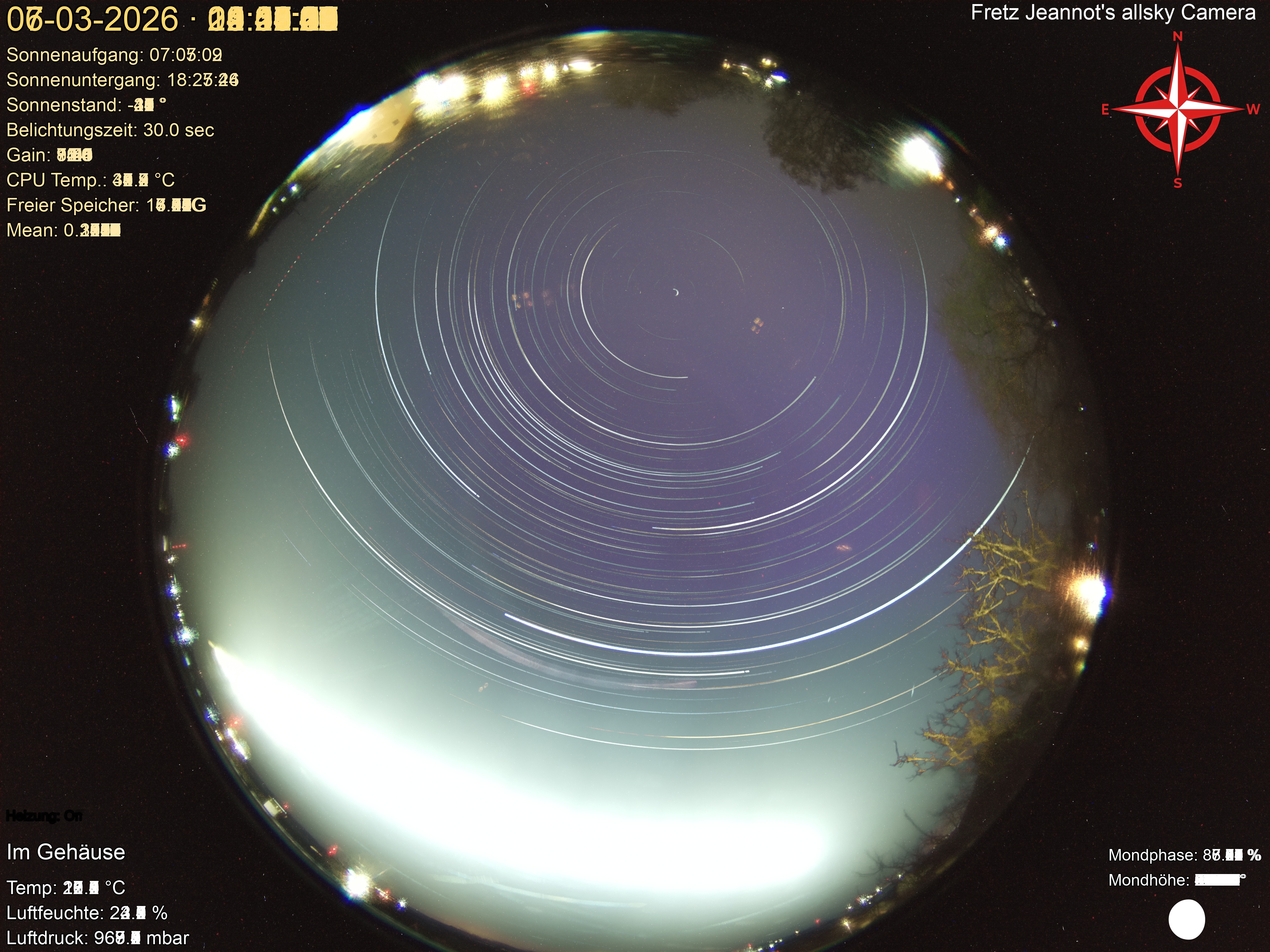 Startrail Bild: 06.03.2026