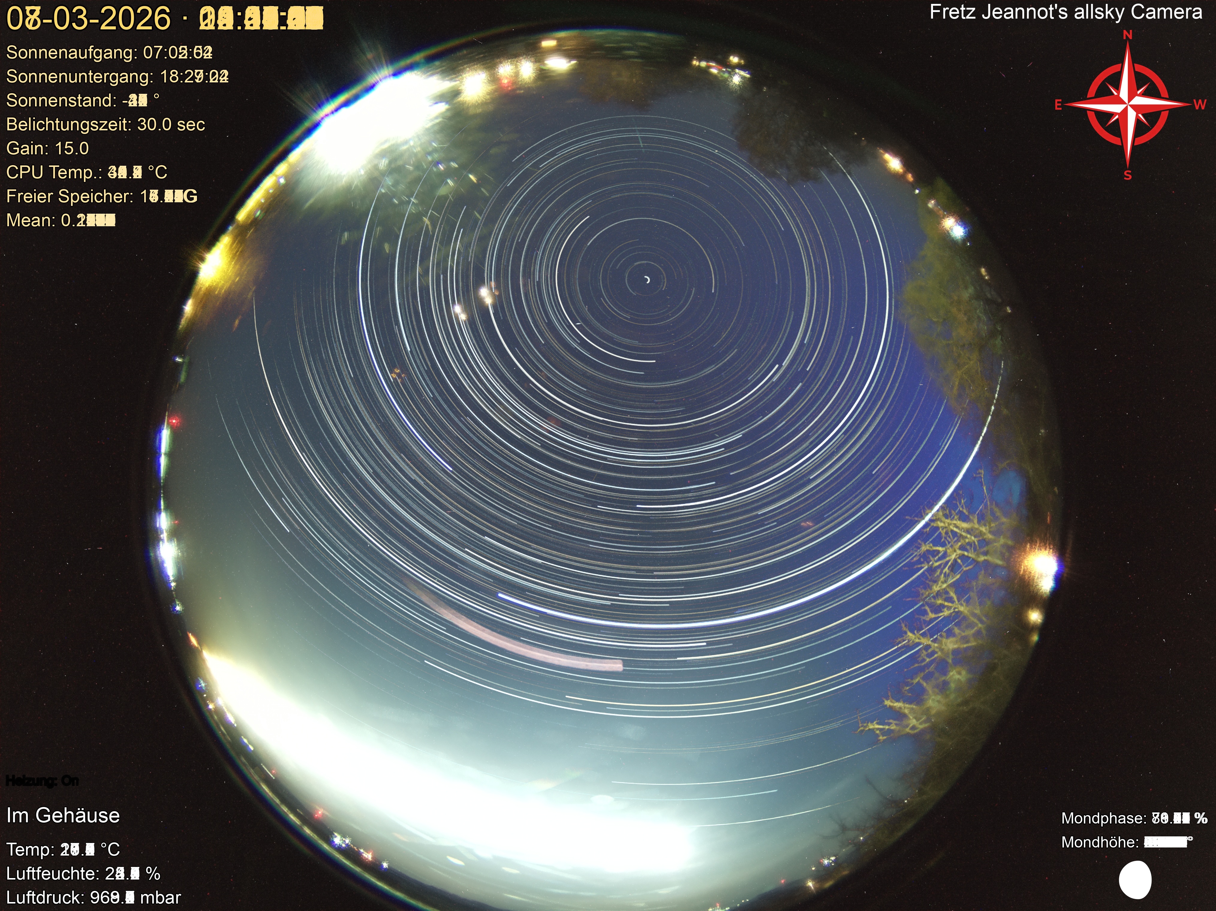 Startrail Bild: 07.03.2026