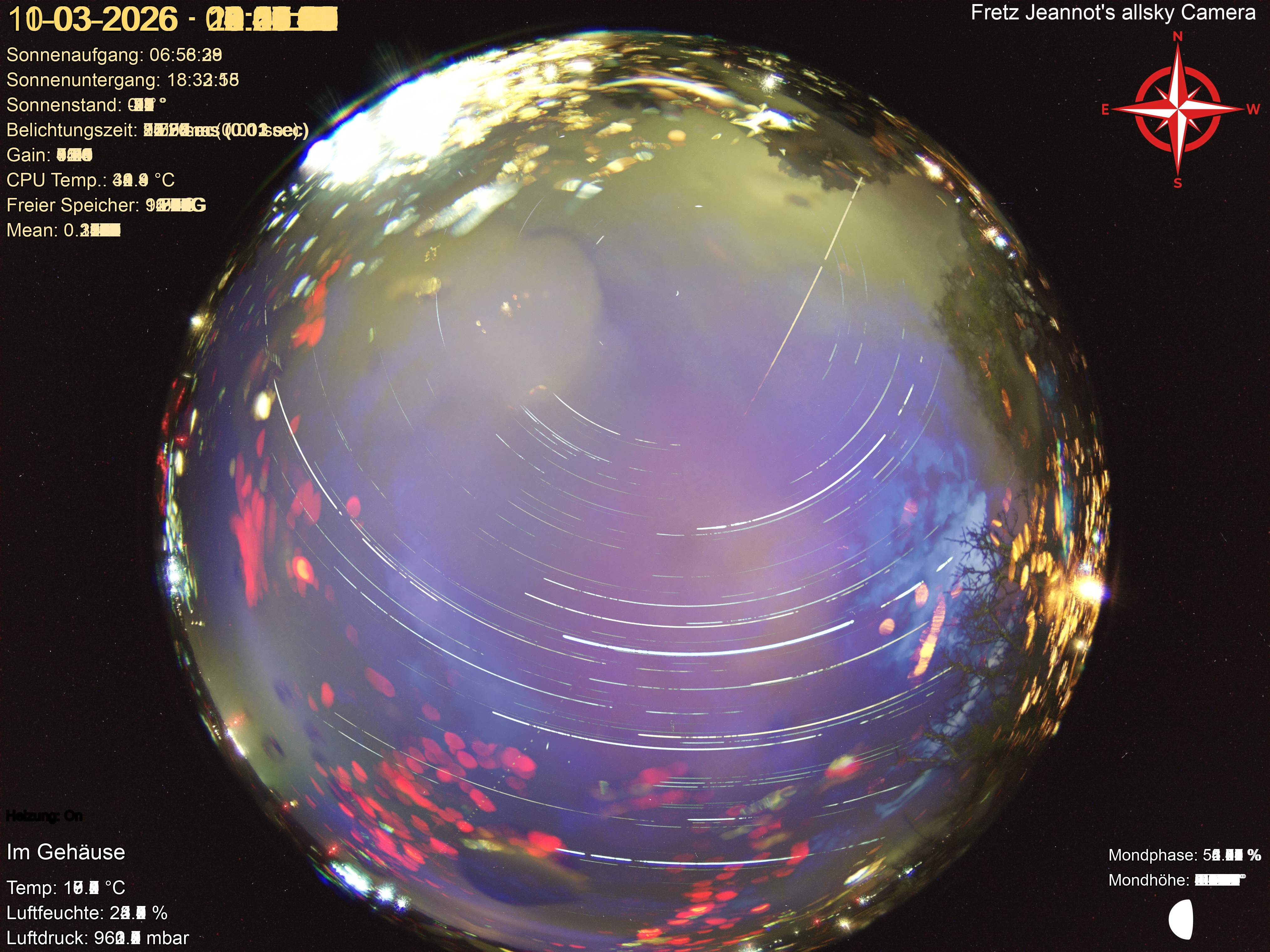 Startrail Bild: 10.03.2026