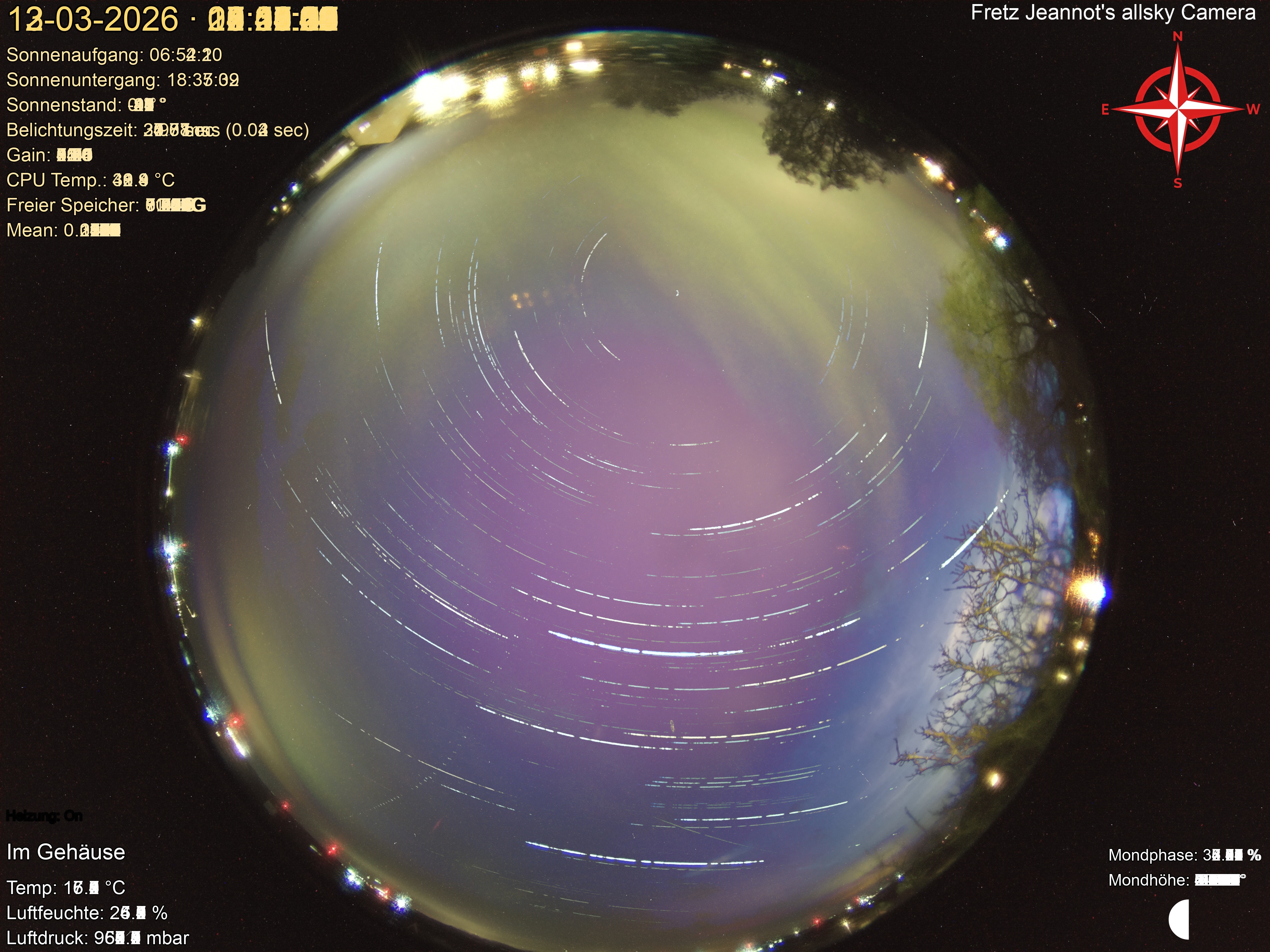 Startrail Bild: 12.03.2026