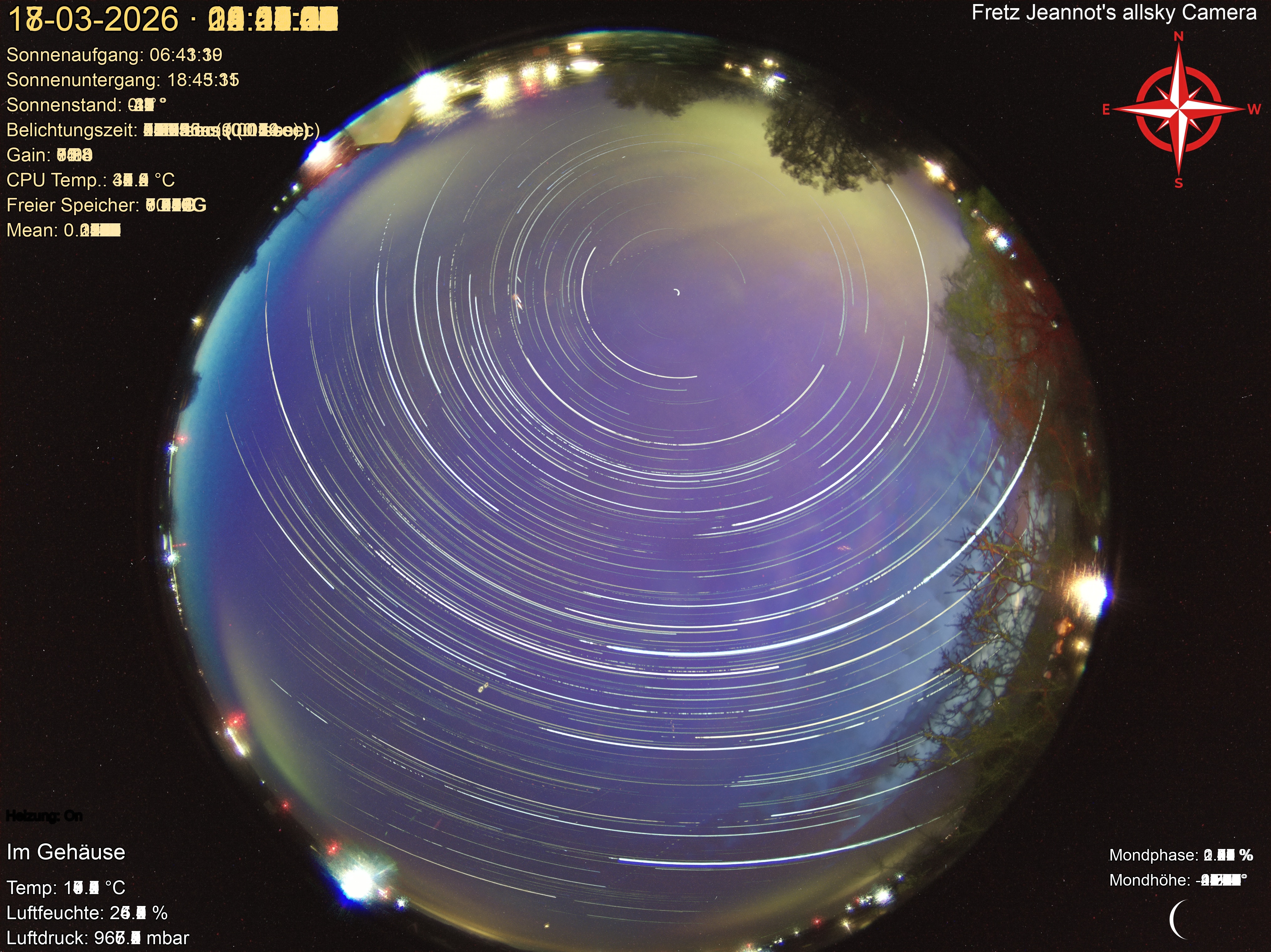 Startrail Bild: 17.03.2026
