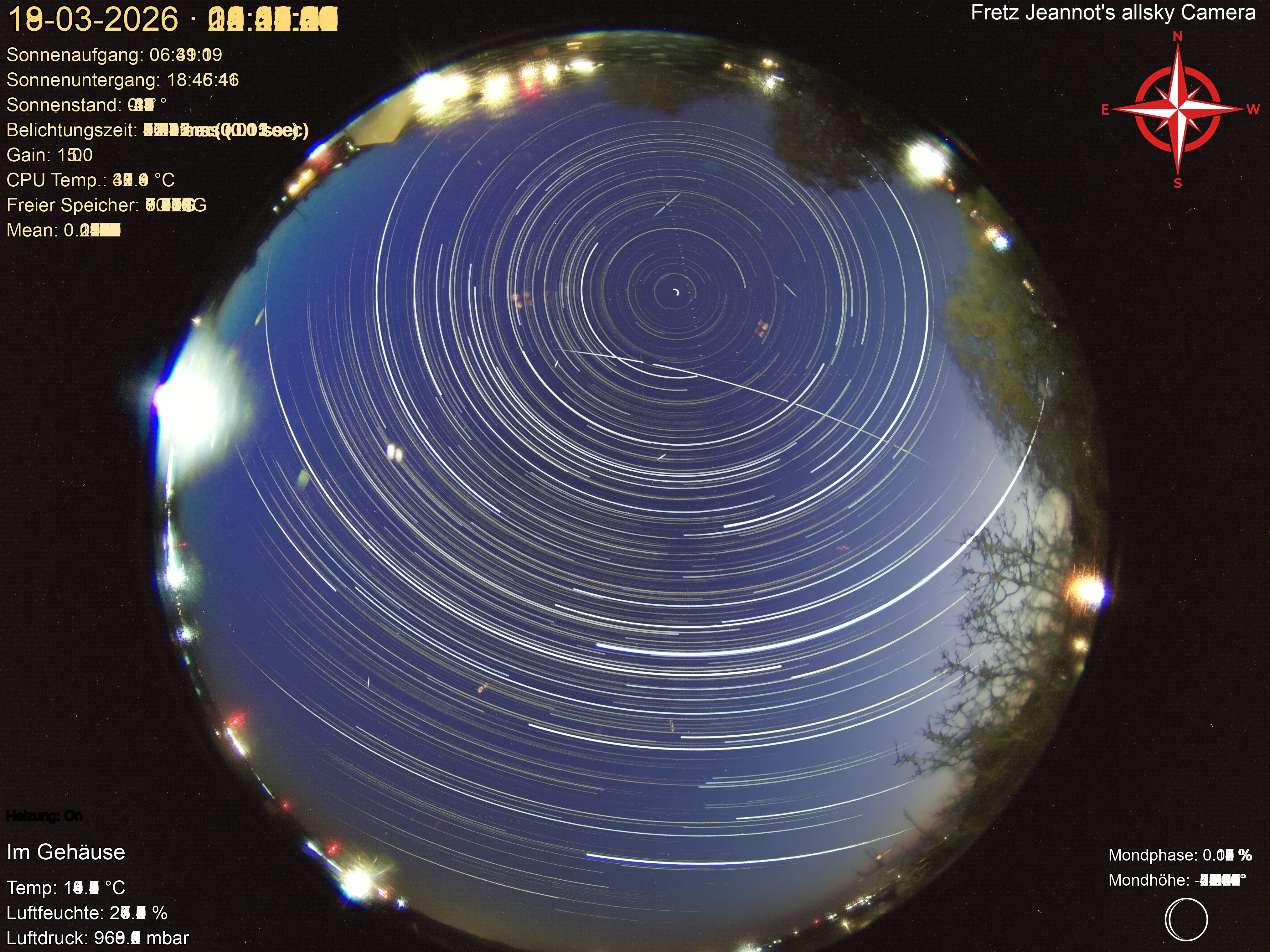Startrail Bild: 18.03.2026