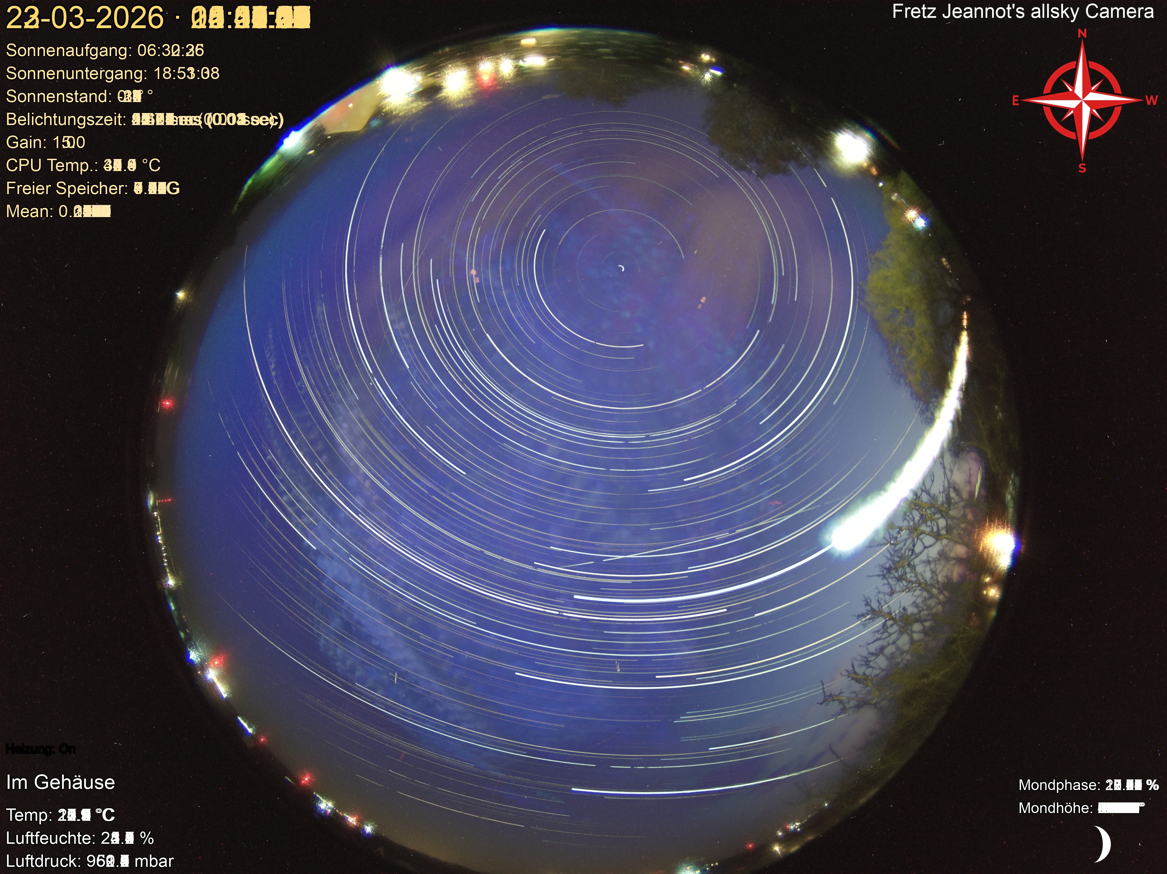 Startrail Bild: 22.03.2026