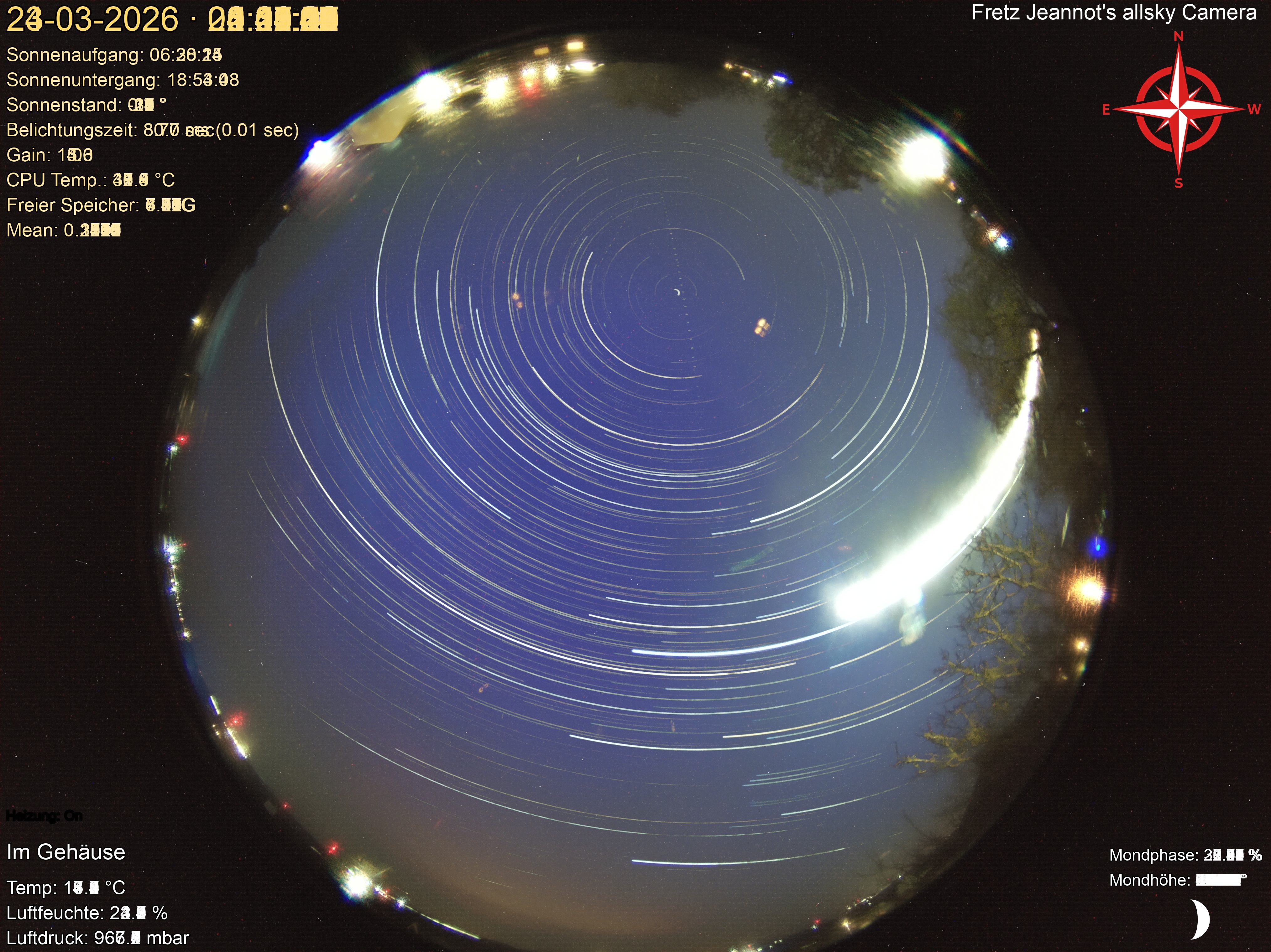 Startrail Bild: 23.03.2026