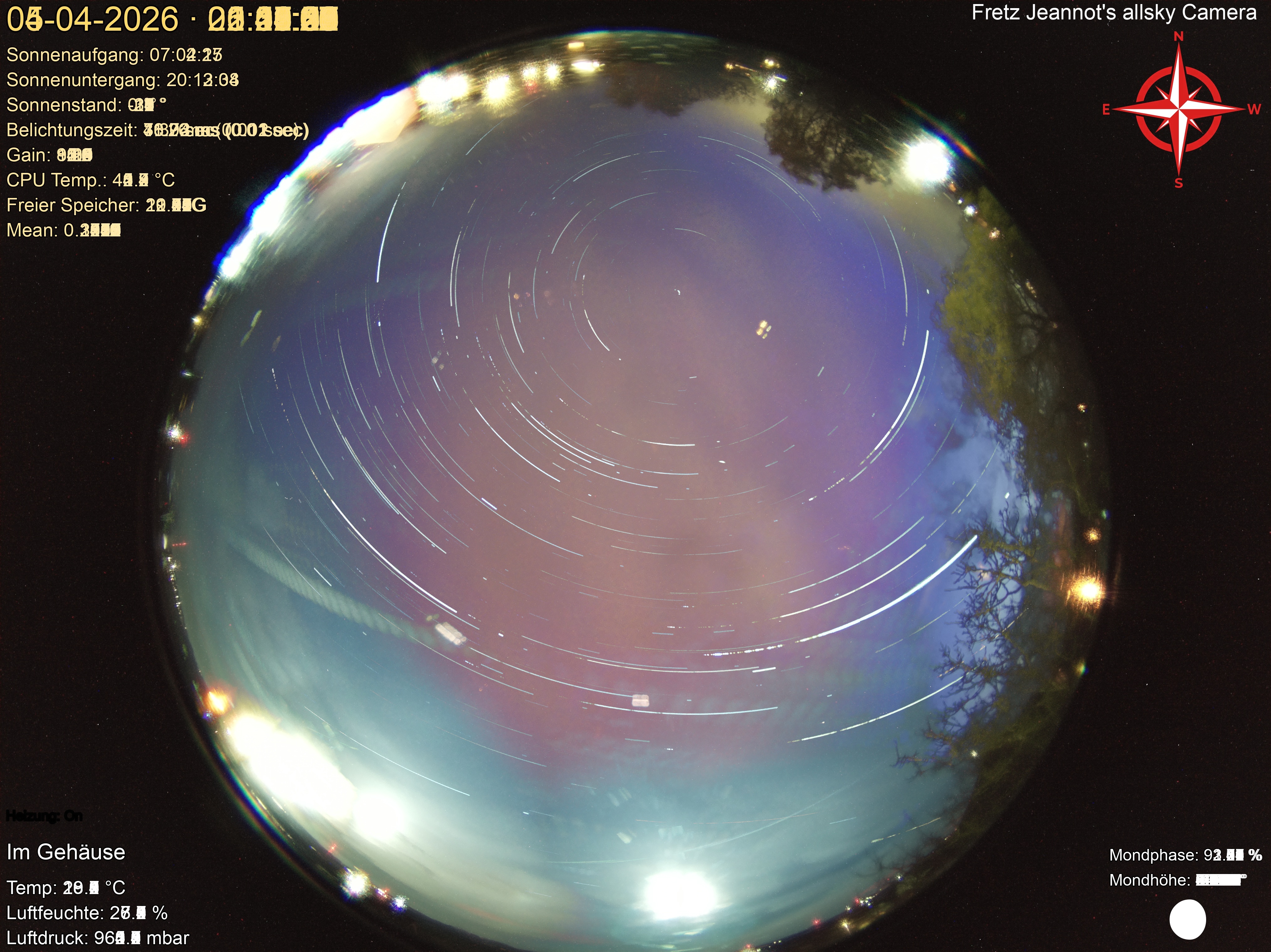 Startrail Bild: 04.04.2026