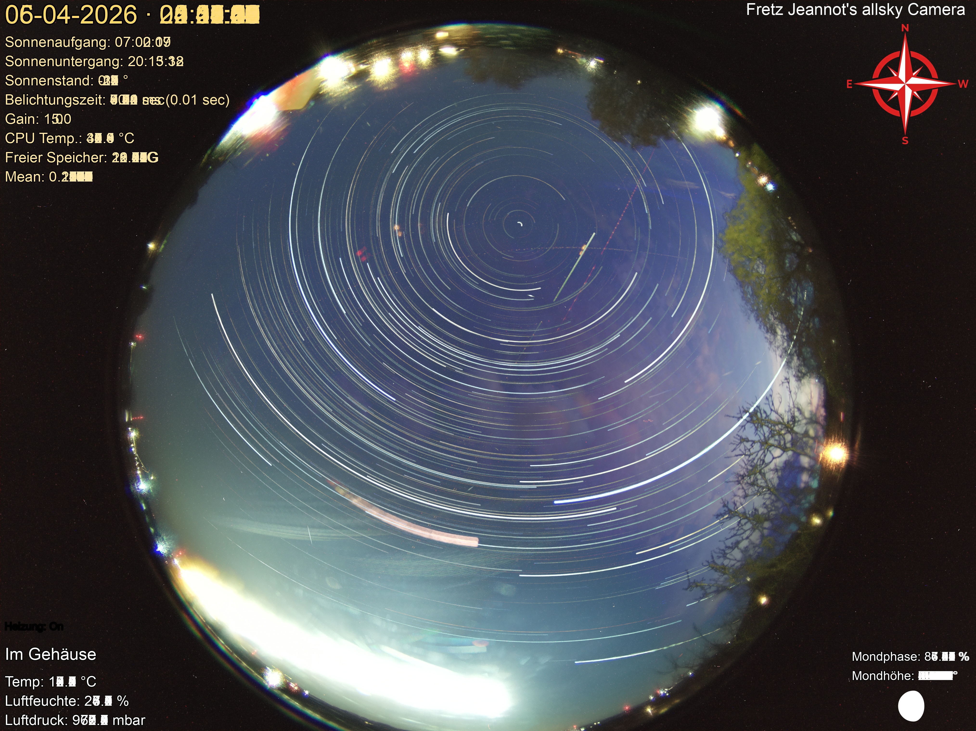 Startrail Bild: 05.04.2026