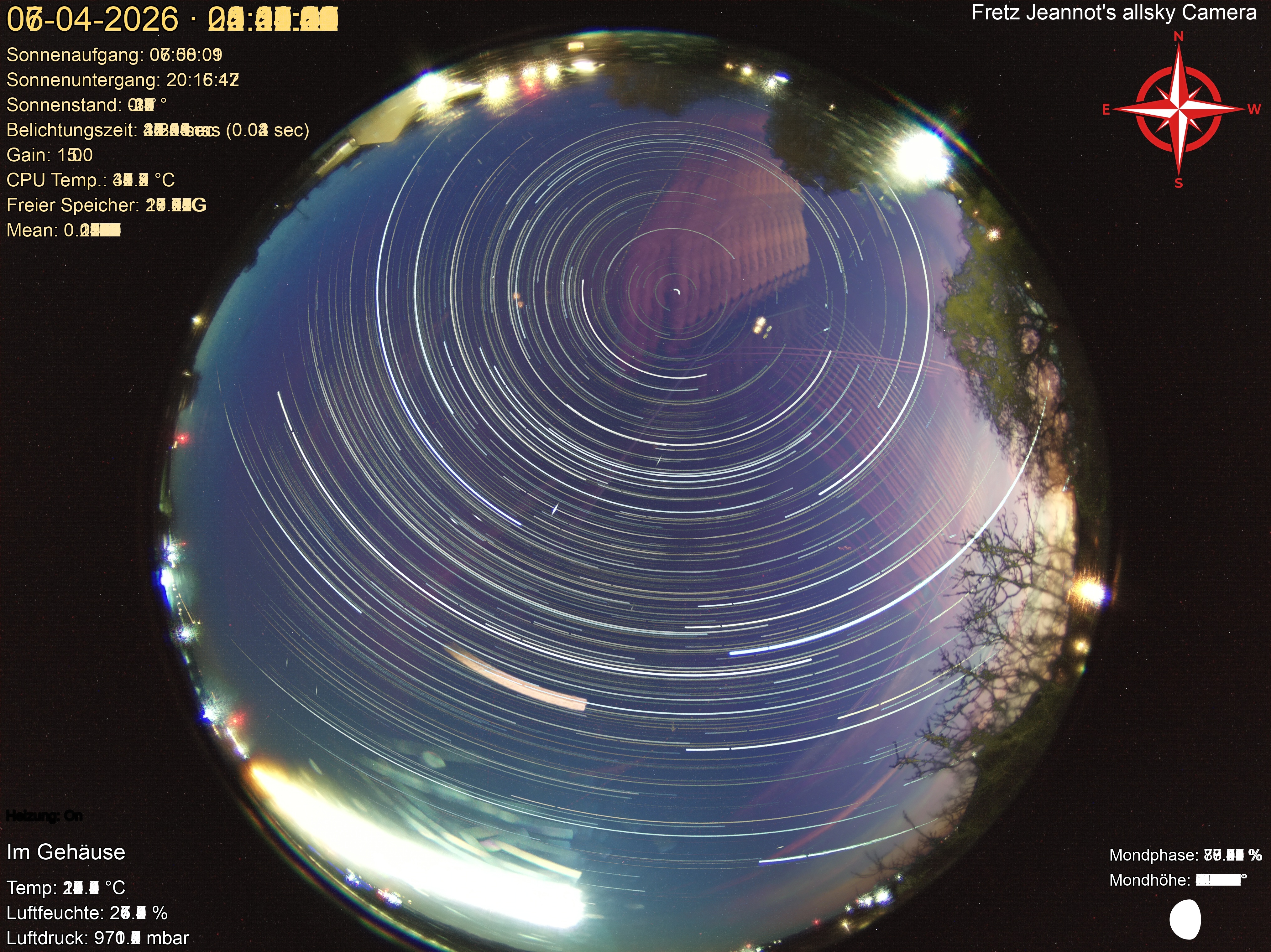 Startrail Bild: 06.04.2026