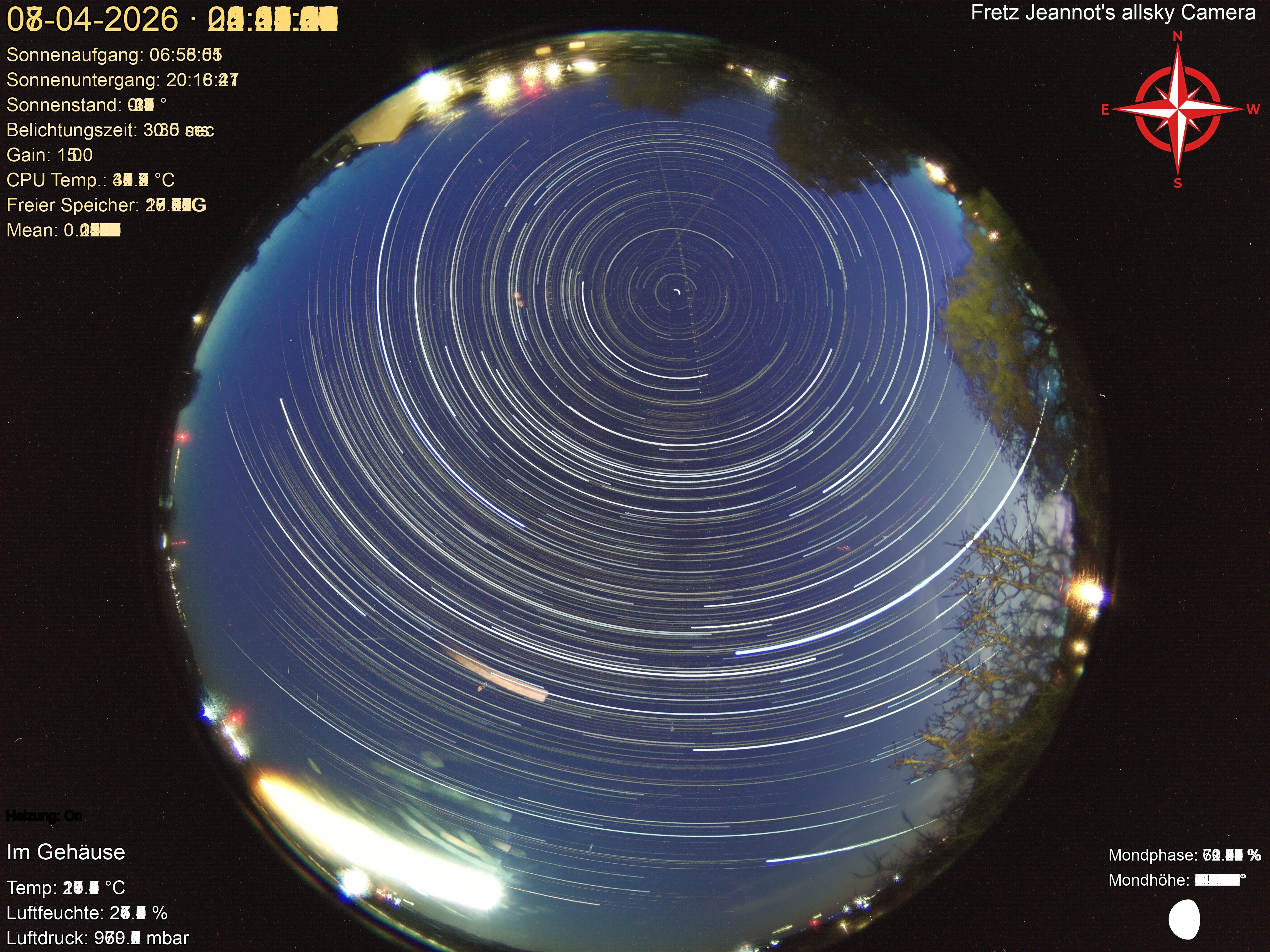 Startrail Bild: 07.04.2026