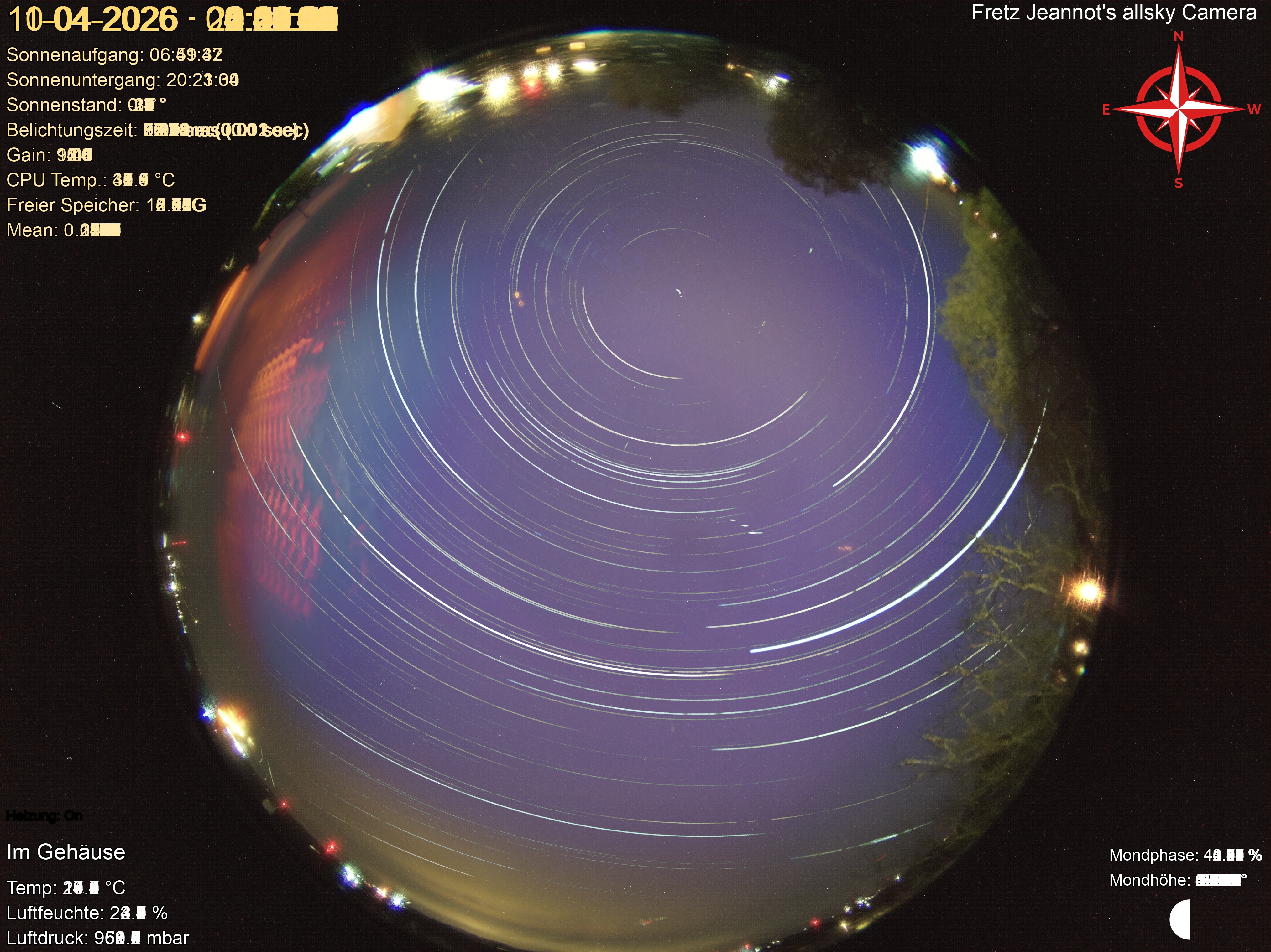 Startrail Bild: 10.04.2026