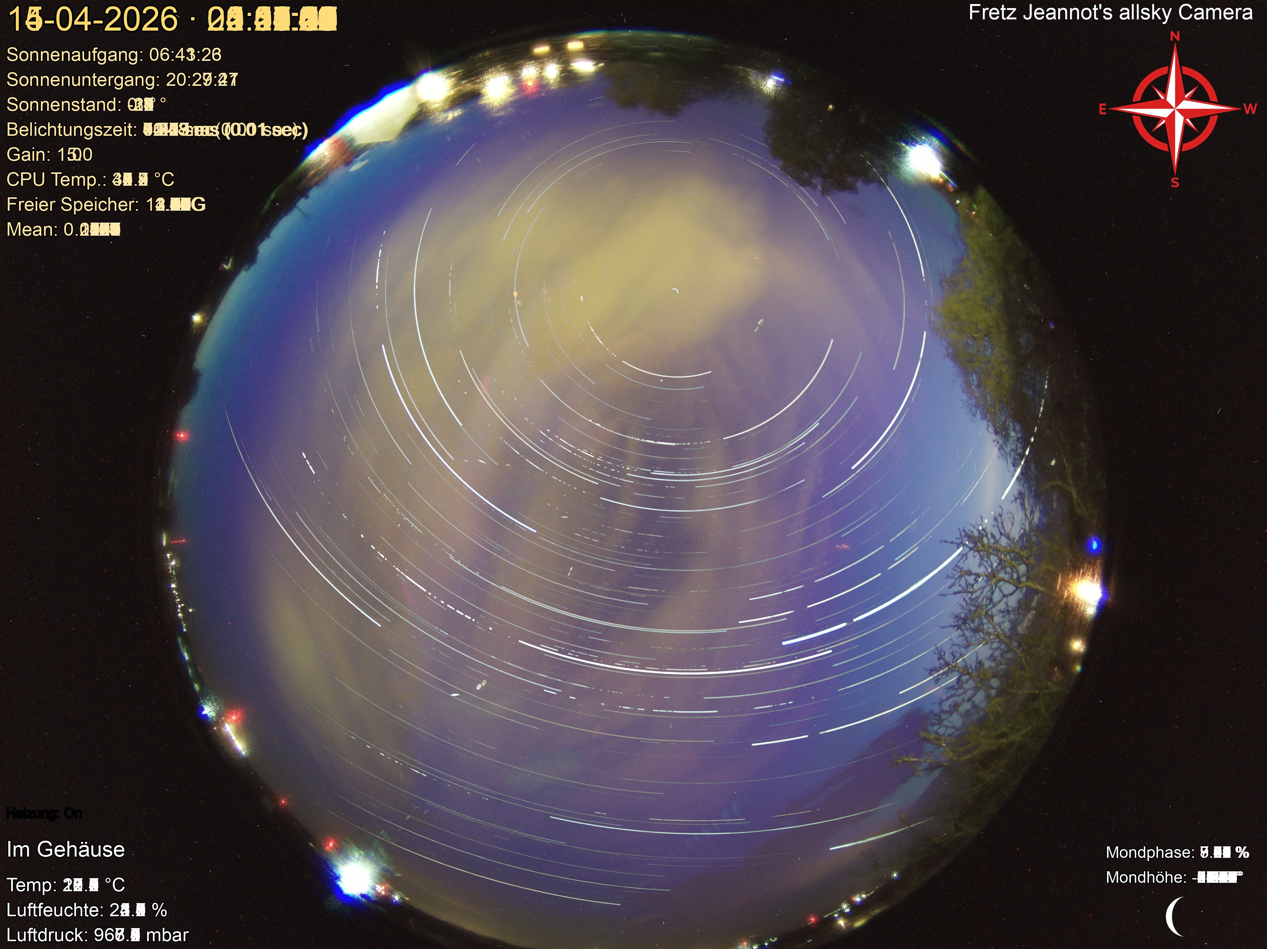 Startrail Bild: 14.04.2026