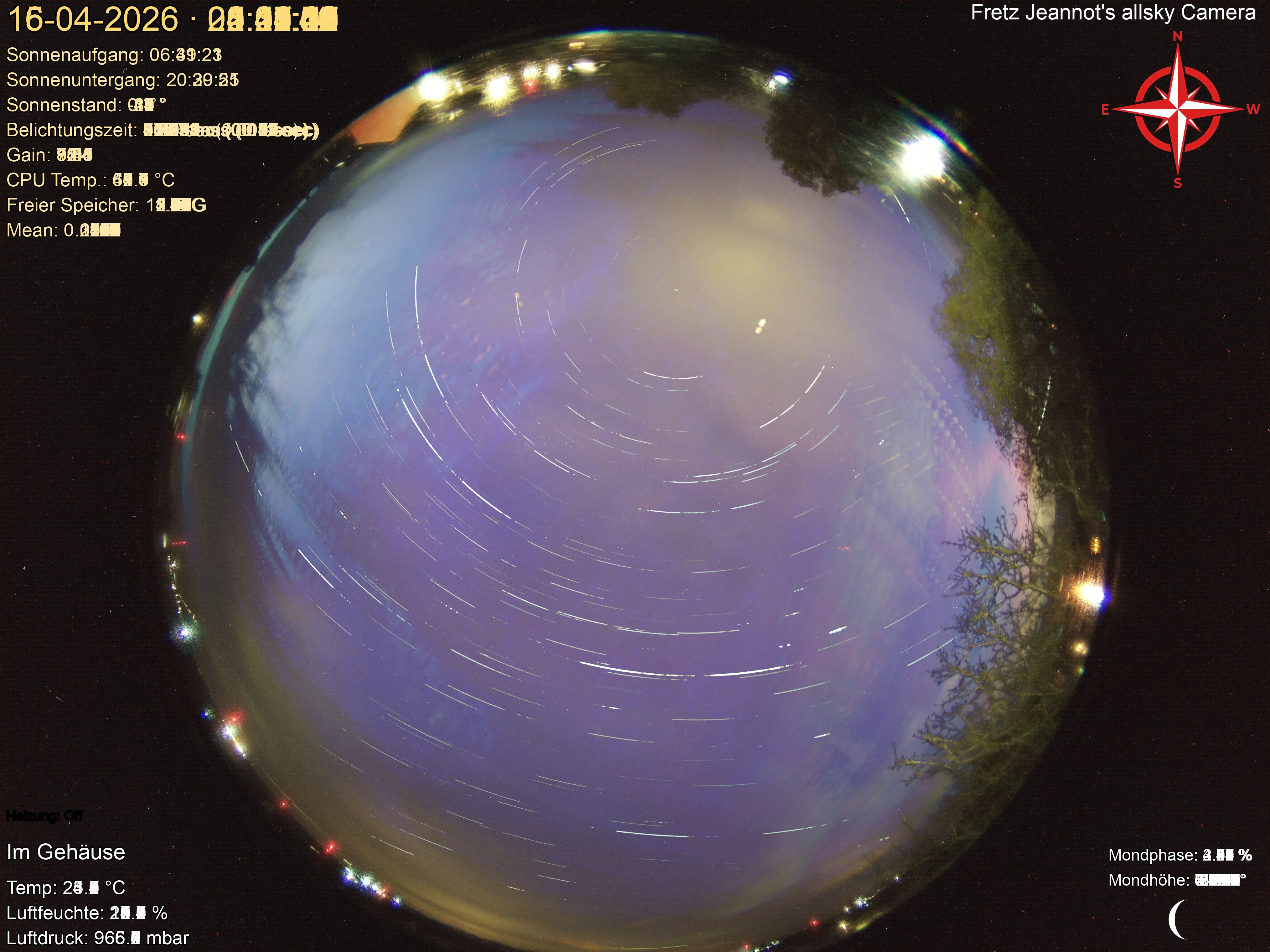 Startrail Bild: 15.04.2026