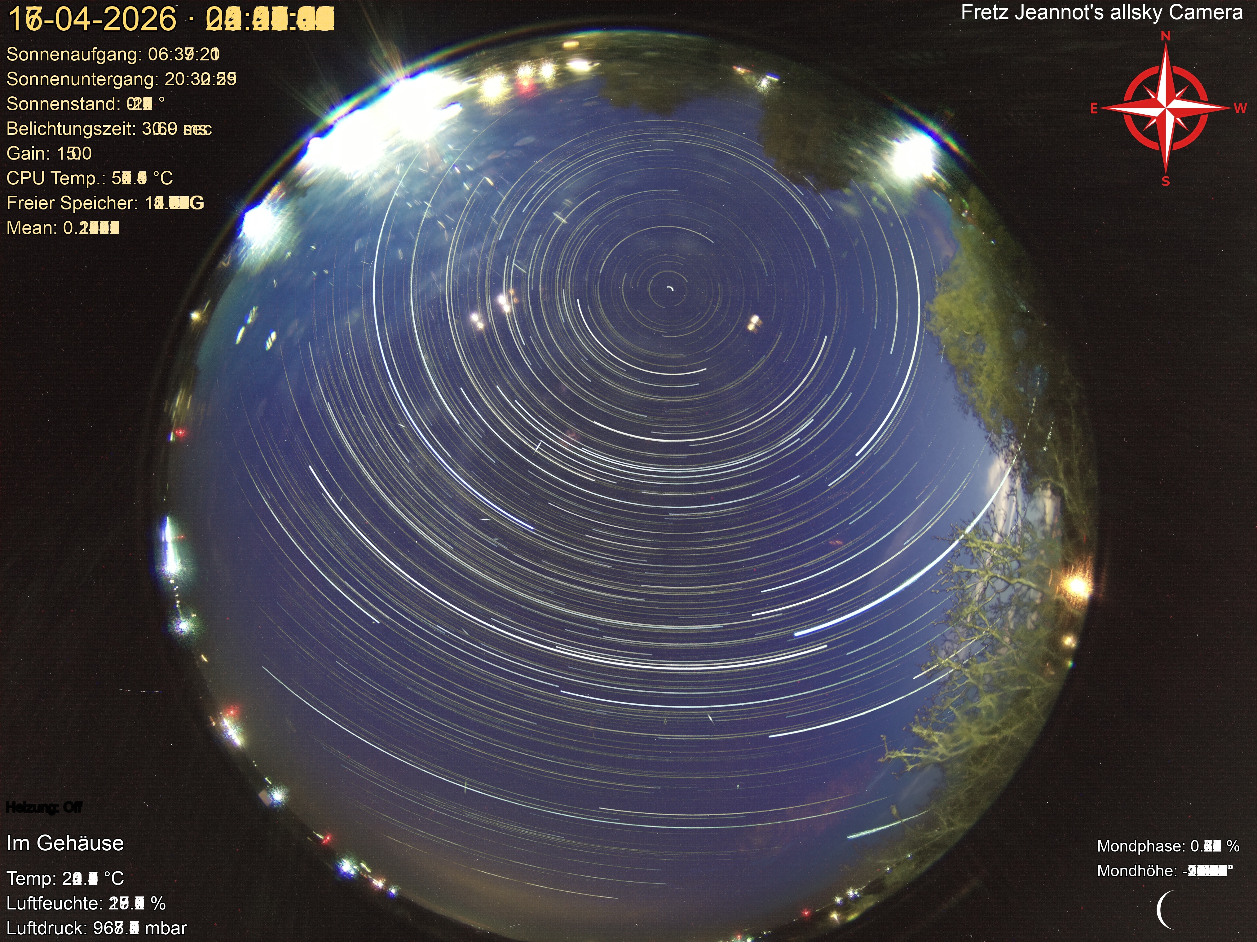 Startrail Bild: 16.04.2026