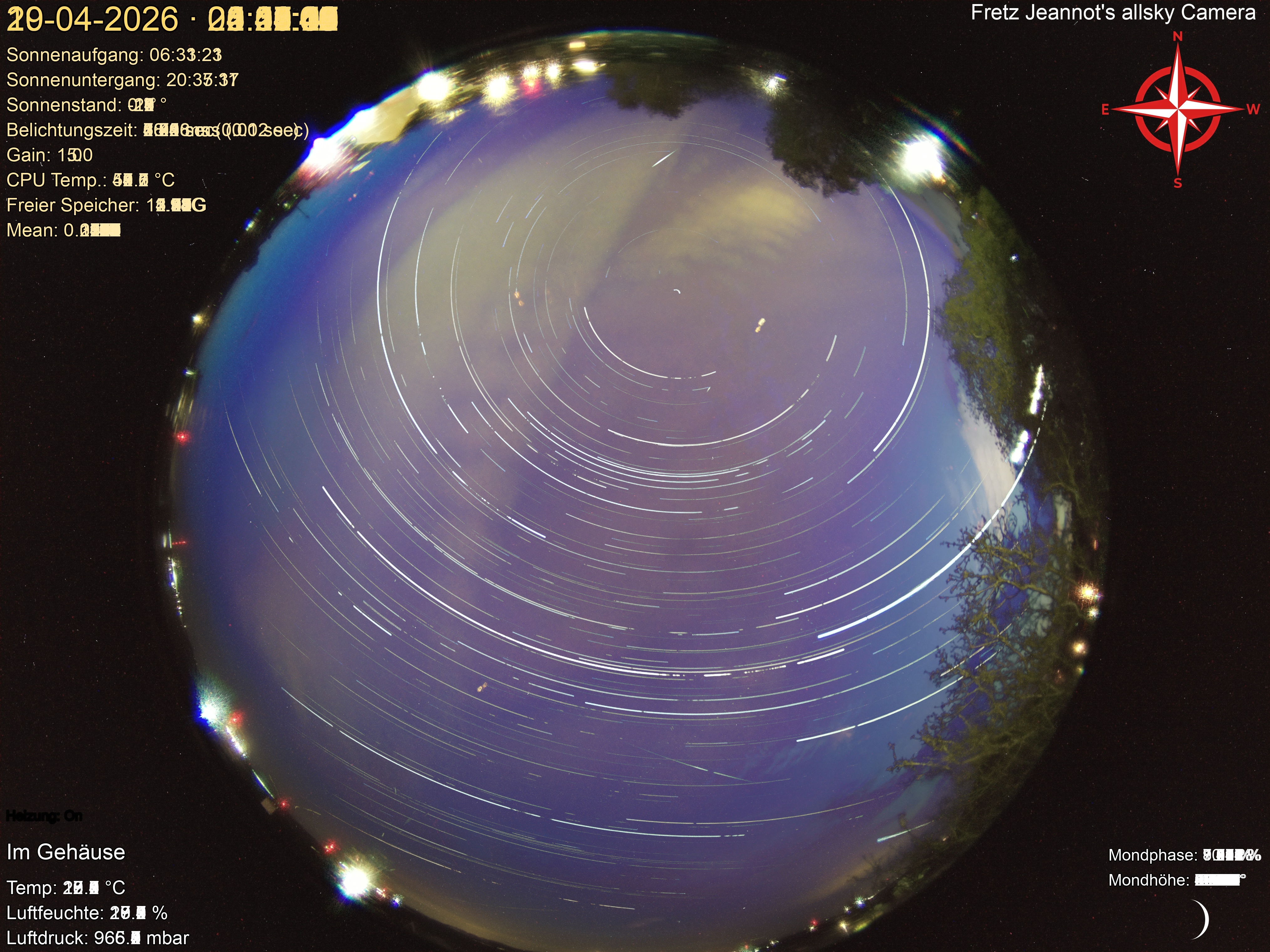 Startrail Bild: 19.04.2026